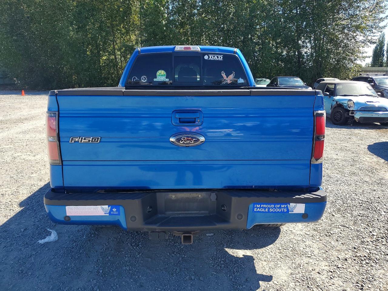 2012 Ford F150 Supercrew Blue vin: 1FTFW1ET8CFC21798