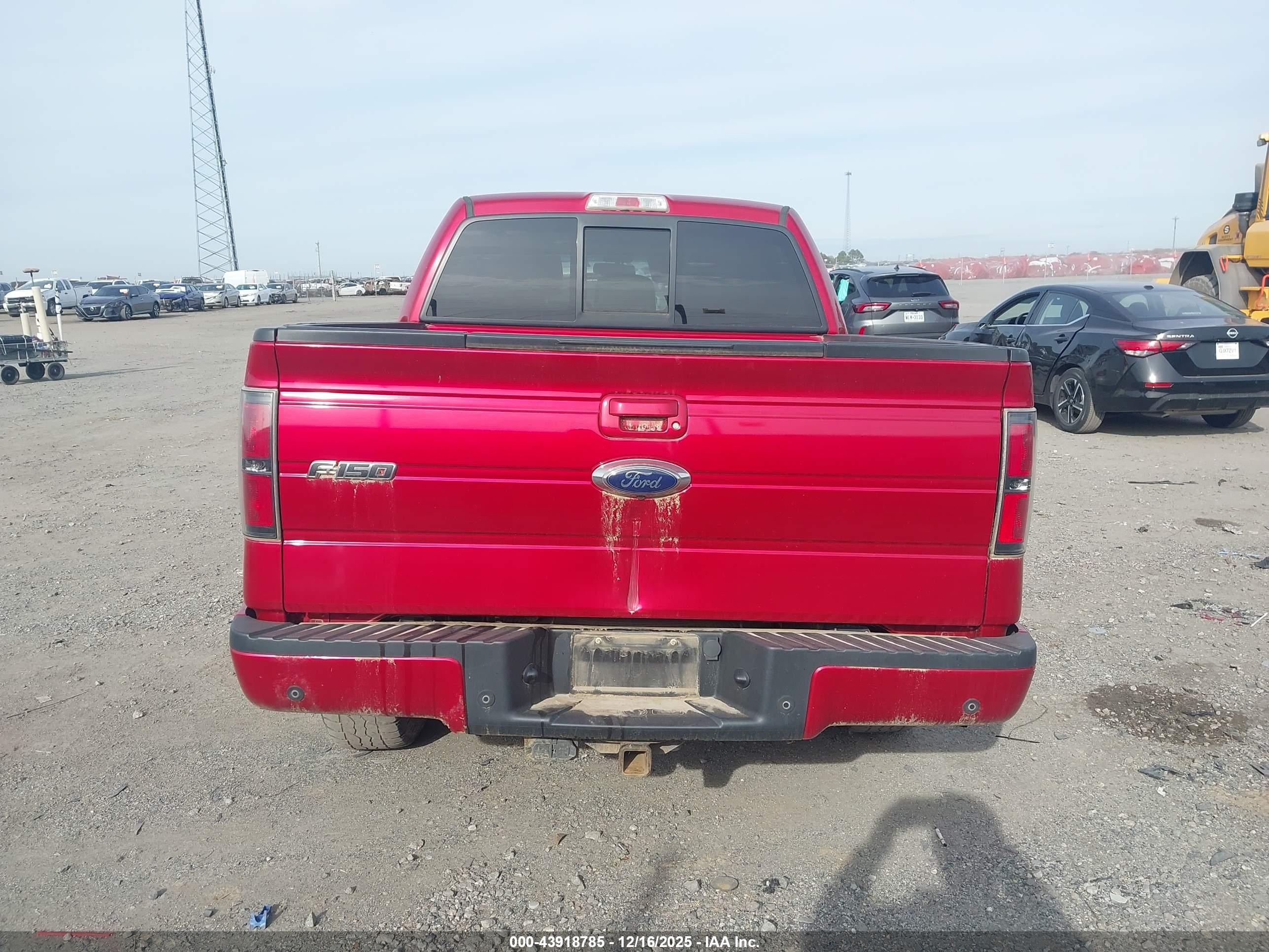 2012 Ford F-150 Fx4 Red vin: 1FTFW1ET8CFC72279