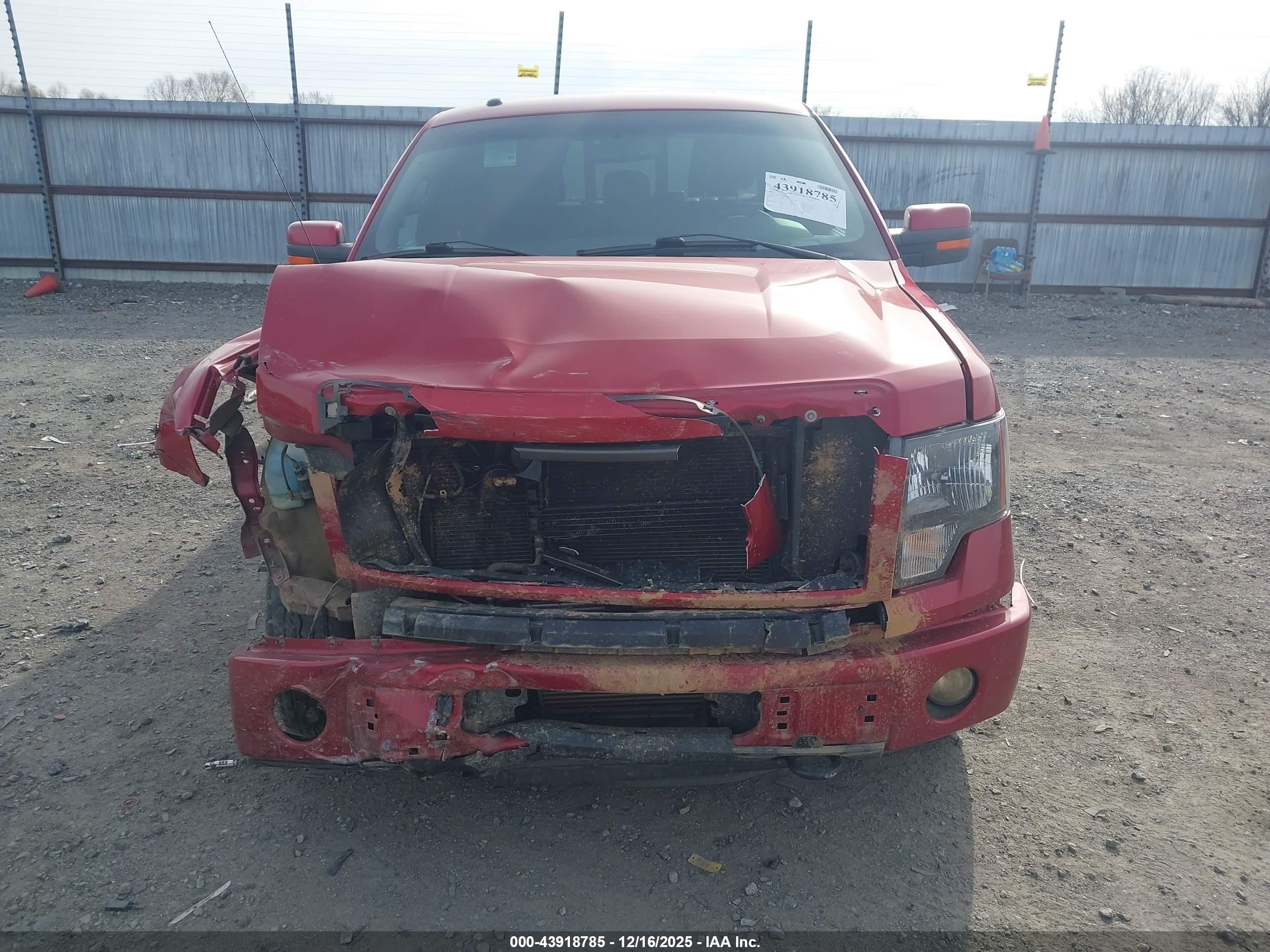 2012 Ford F-150 Fx4 Red vin: 1FTFW1ET8CFC72279