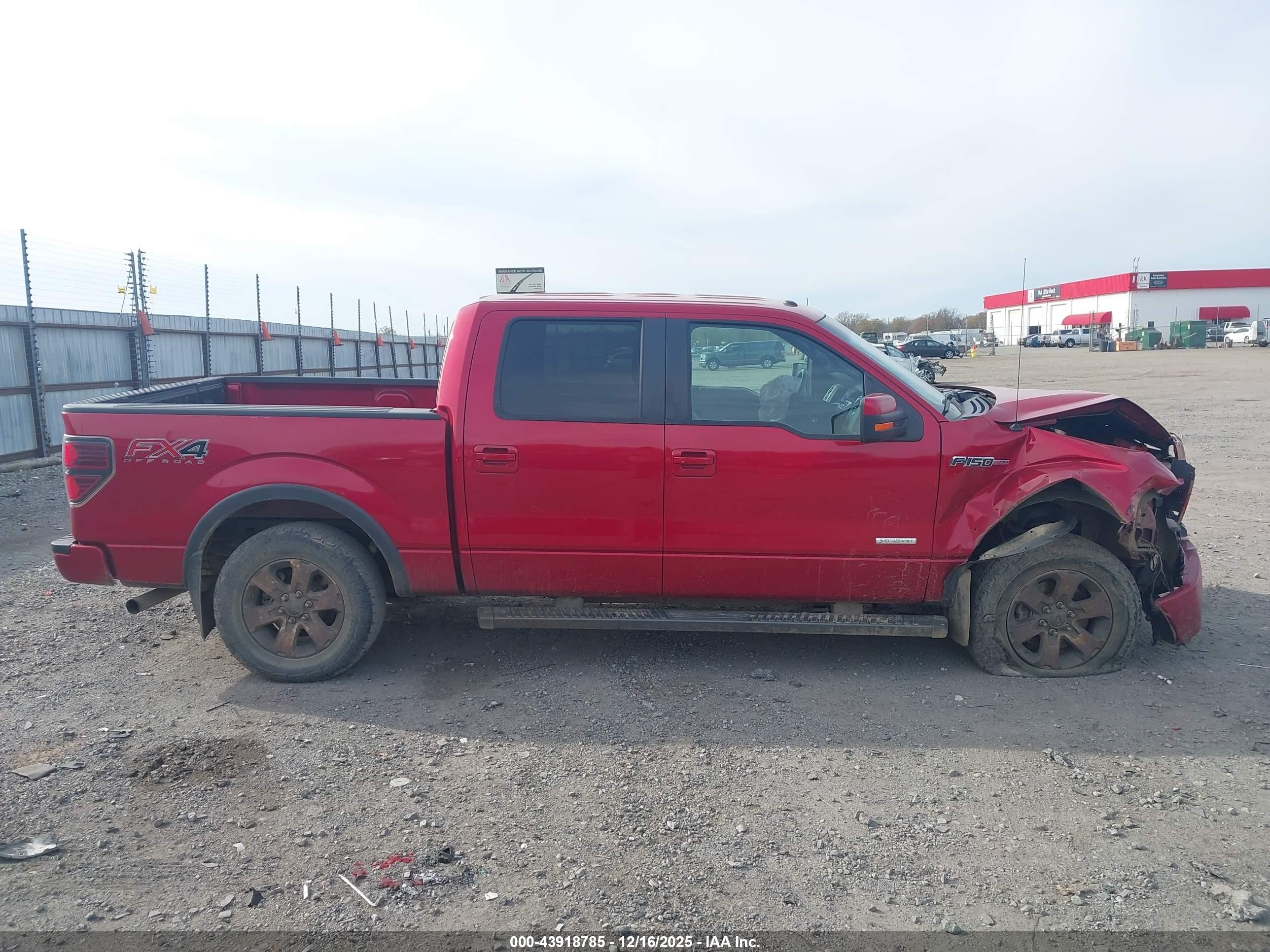 2012 Ford F-150 Fx4 Red vin: 1FTFW1ET8CFC72279