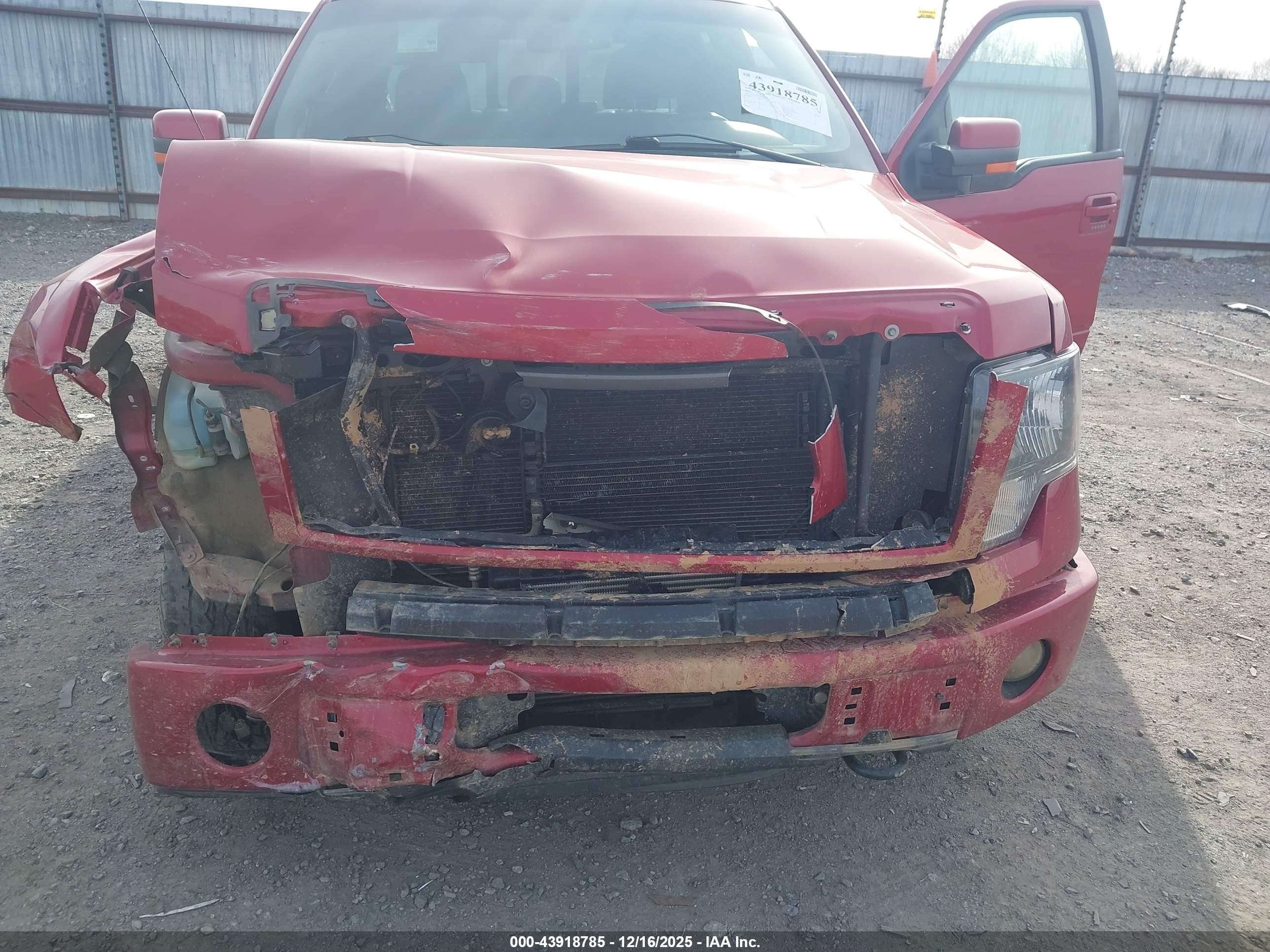 2012 Ford F-150 Fx4 Red vin: 1FTFW1ET8CFC72279