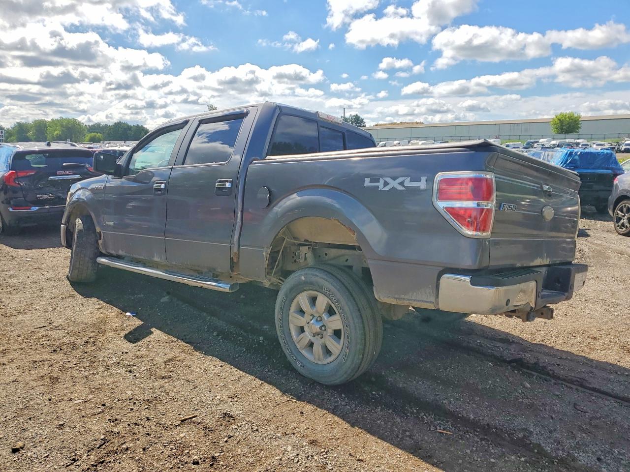 2012 Ford F150 Supercrew Gray vin: 1FTFW1ET8CKD09421