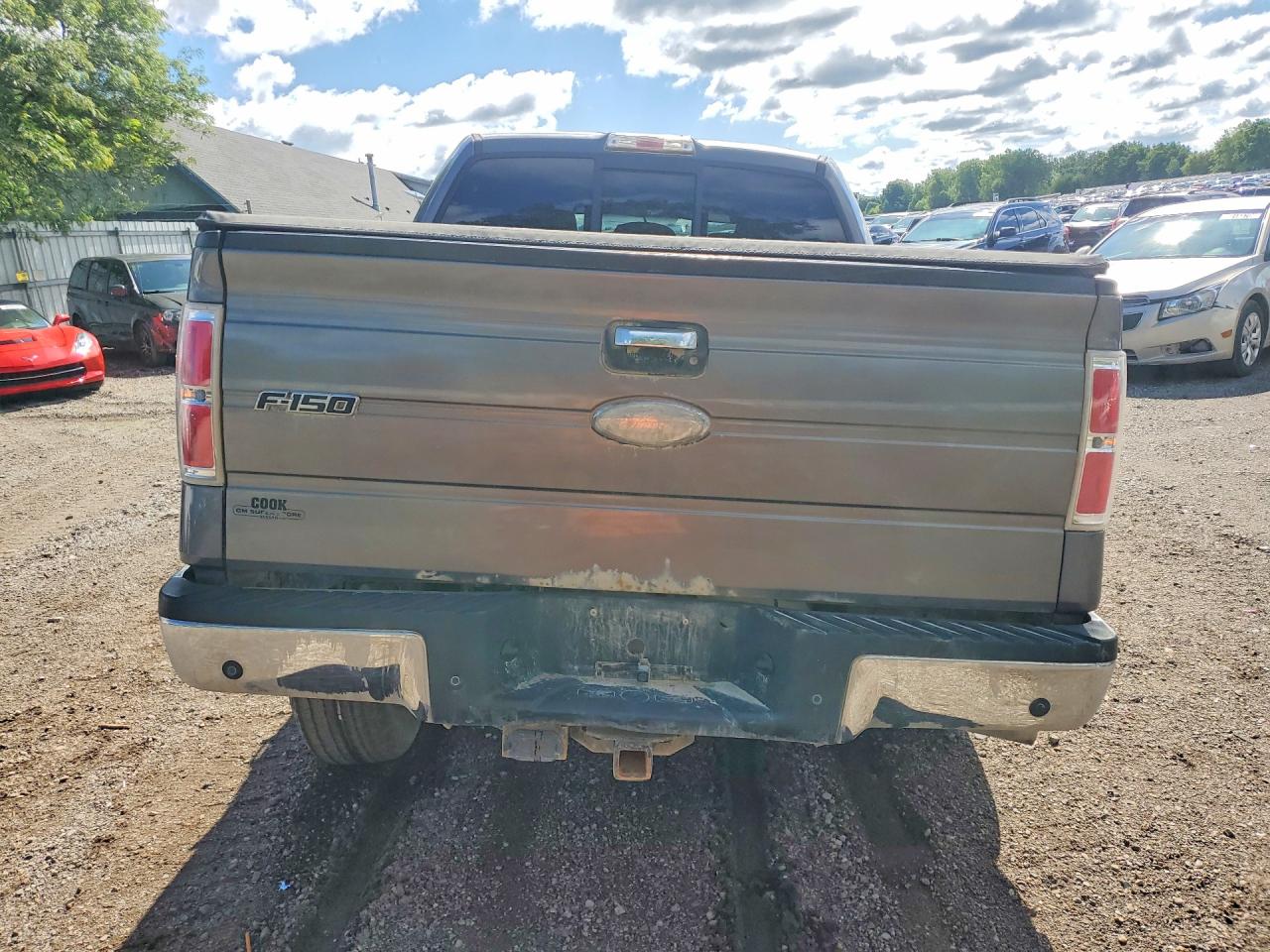 2012 Ford F150 Supercrew Gray vin: 1FTFW1ET8CKD09421