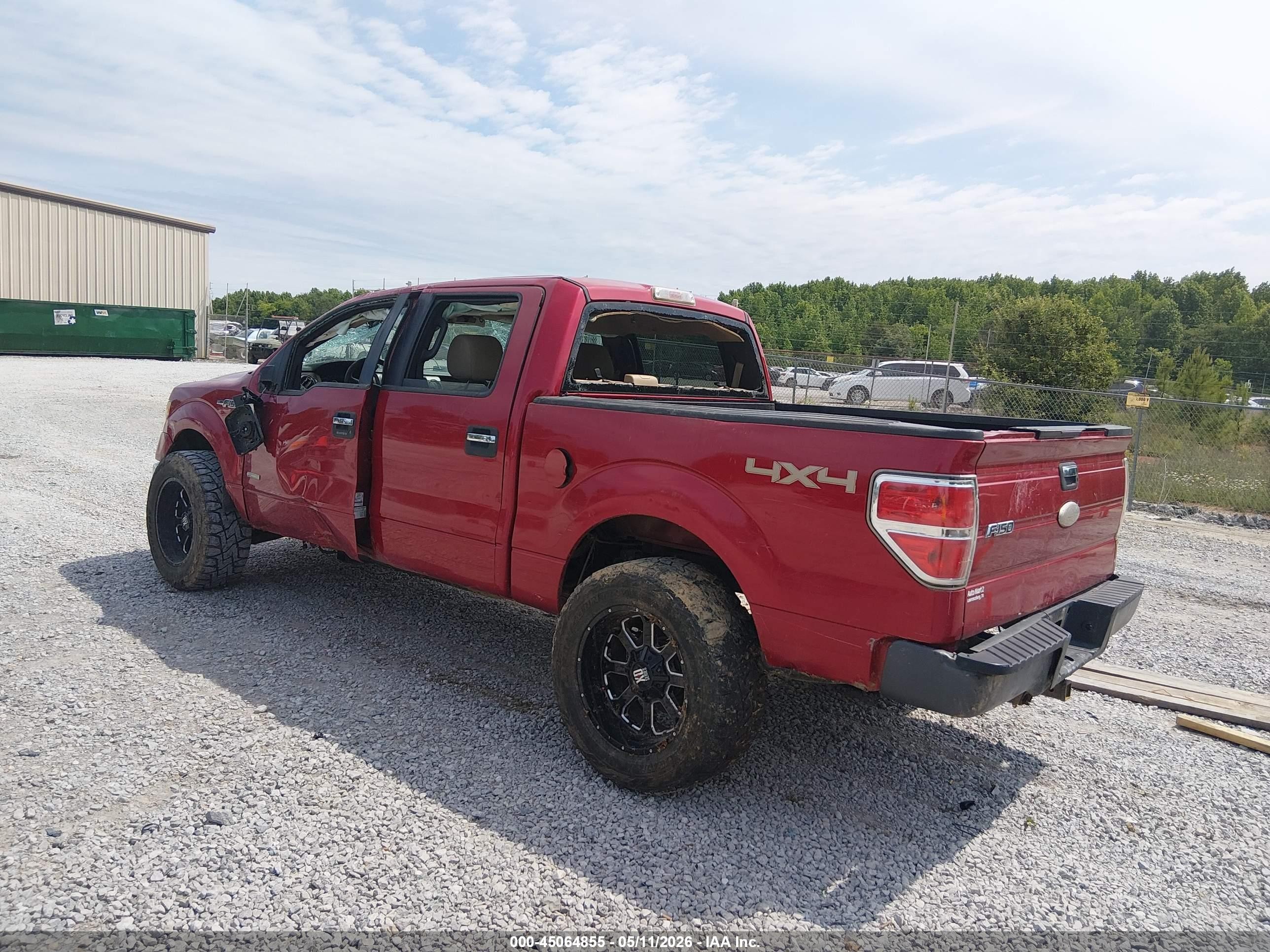 2012 Ford F-150 Xlt Red vin: 1FTFW1ET8CKD21195