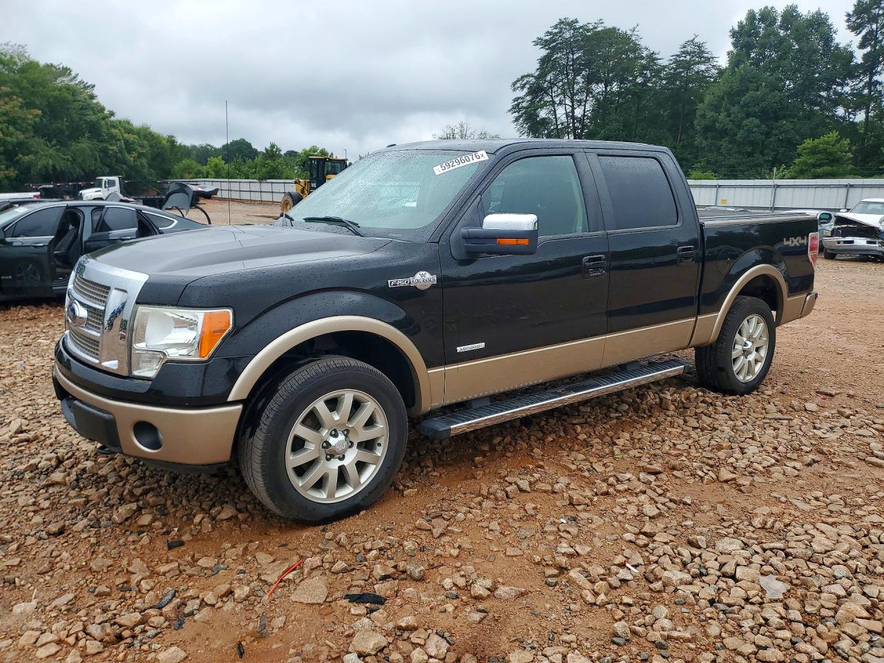 2012 Ford F150 Supercrew Black vin: 1FTFW1ET8CKD56416