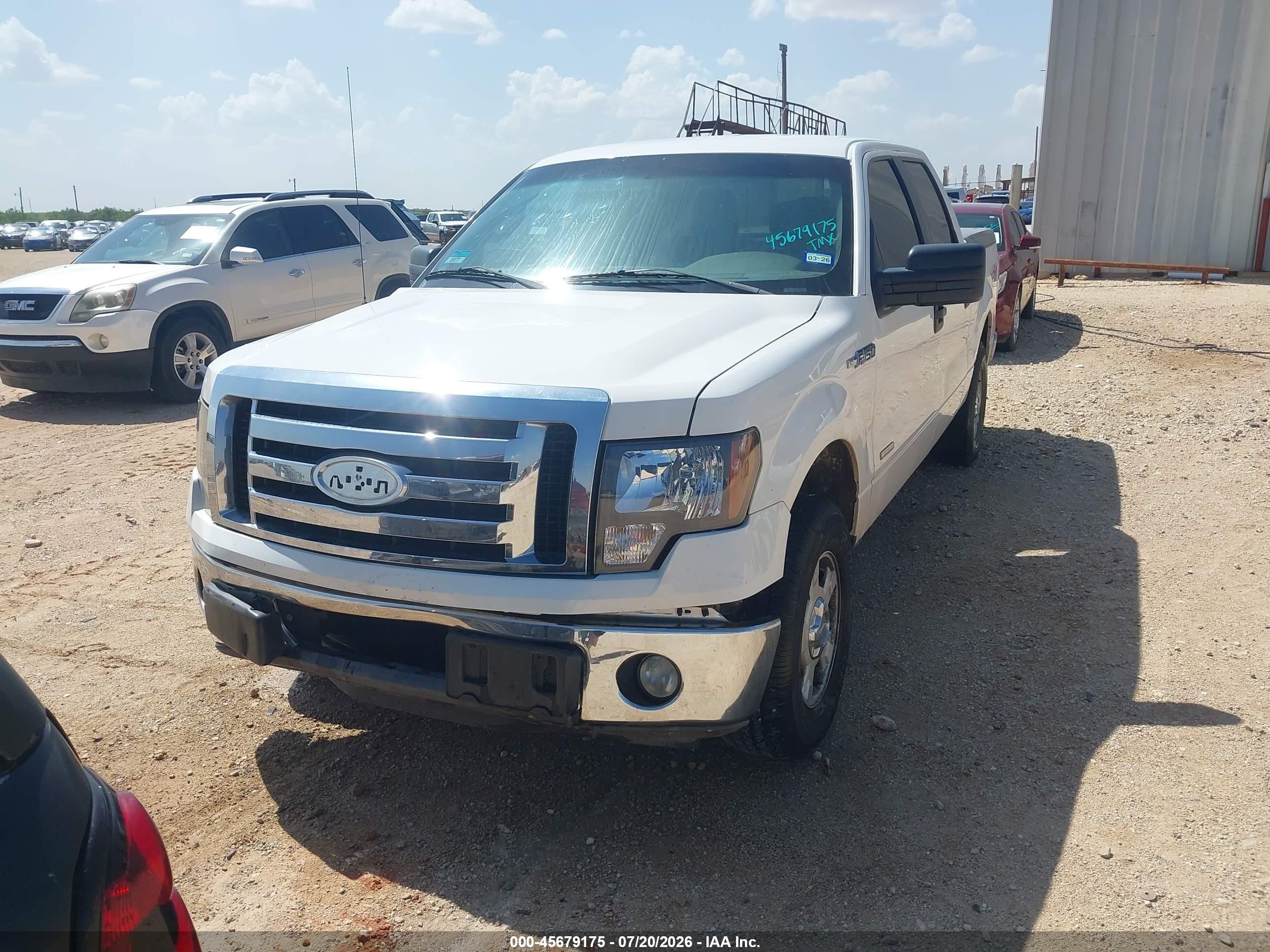 2012 Ford F-150 Xlt White vin: 1FTFW1ET8CKD77945