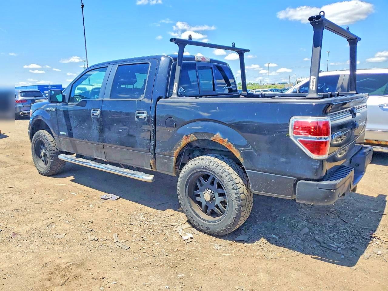 2012 Ford F150 Supercrew Black vin: 1FTFW1ET8CKD86130