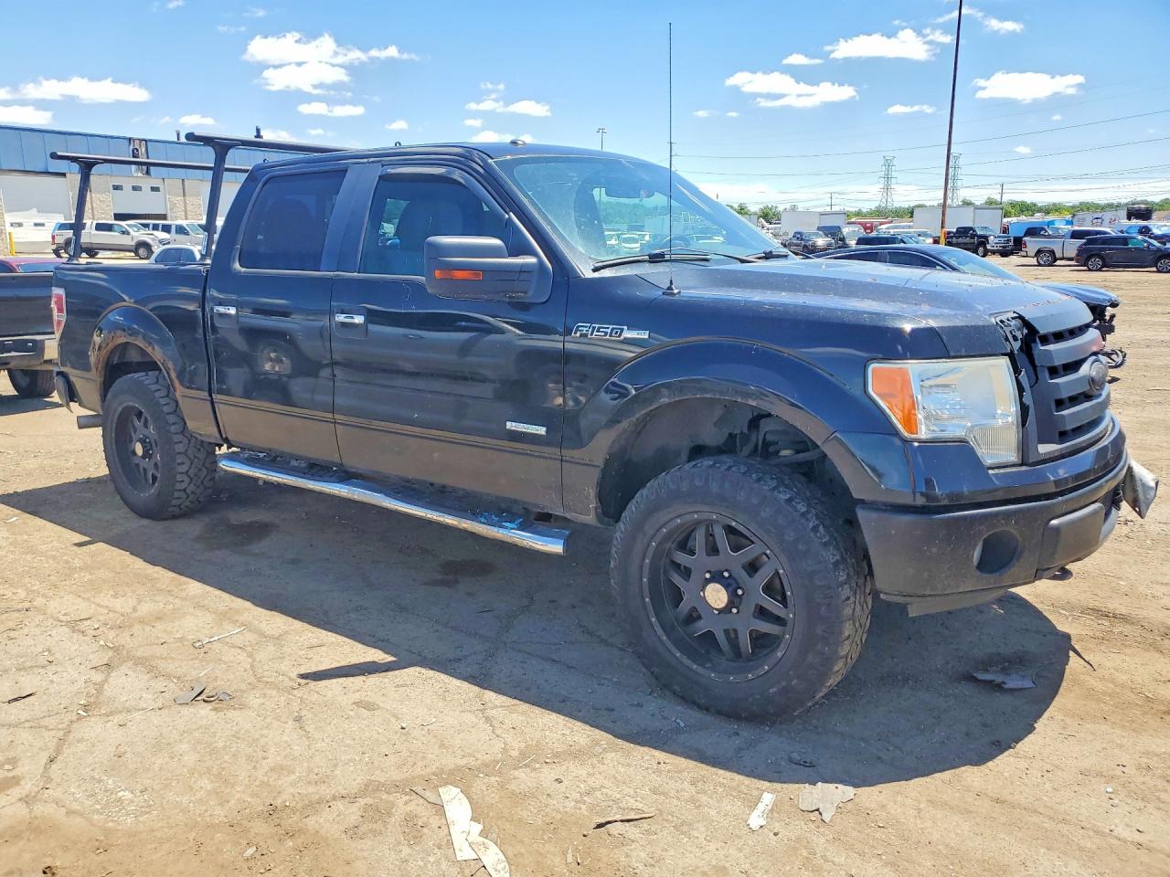 2012 Ford F150 Supercrew Black vin: 1FTFW1ET8CKD86130