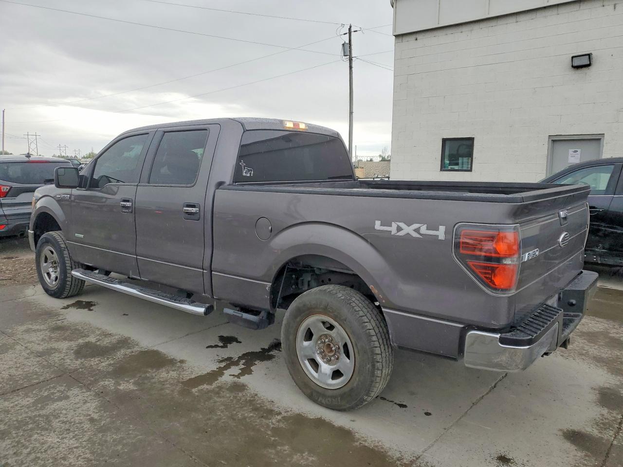 2012 Ford F150 Supercrew Gray vin: 1FTFW1ET8CKD96575