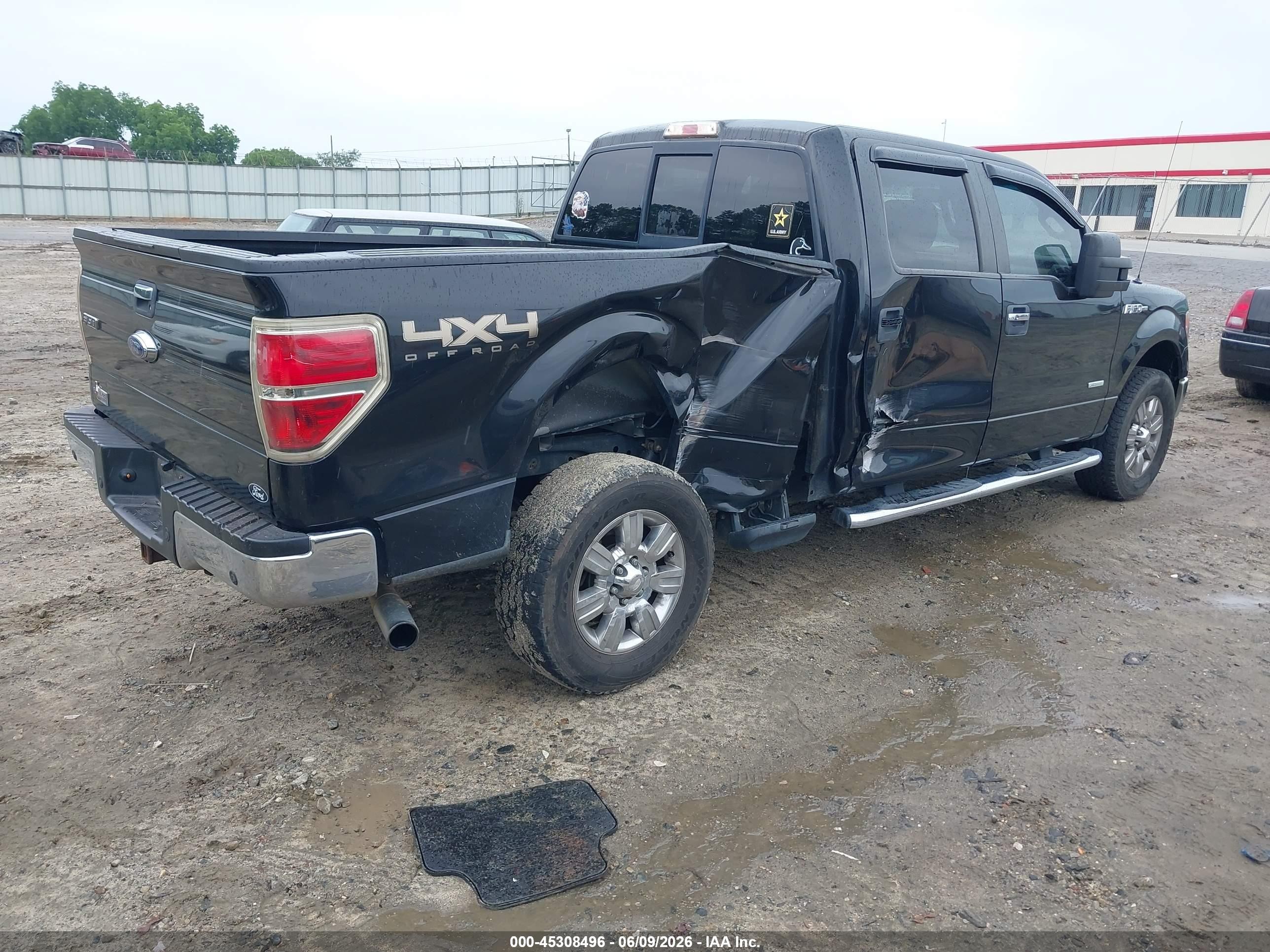 2012 Ford F-150 Xlt Черный vin: 1FTFW1ET8CKE05047