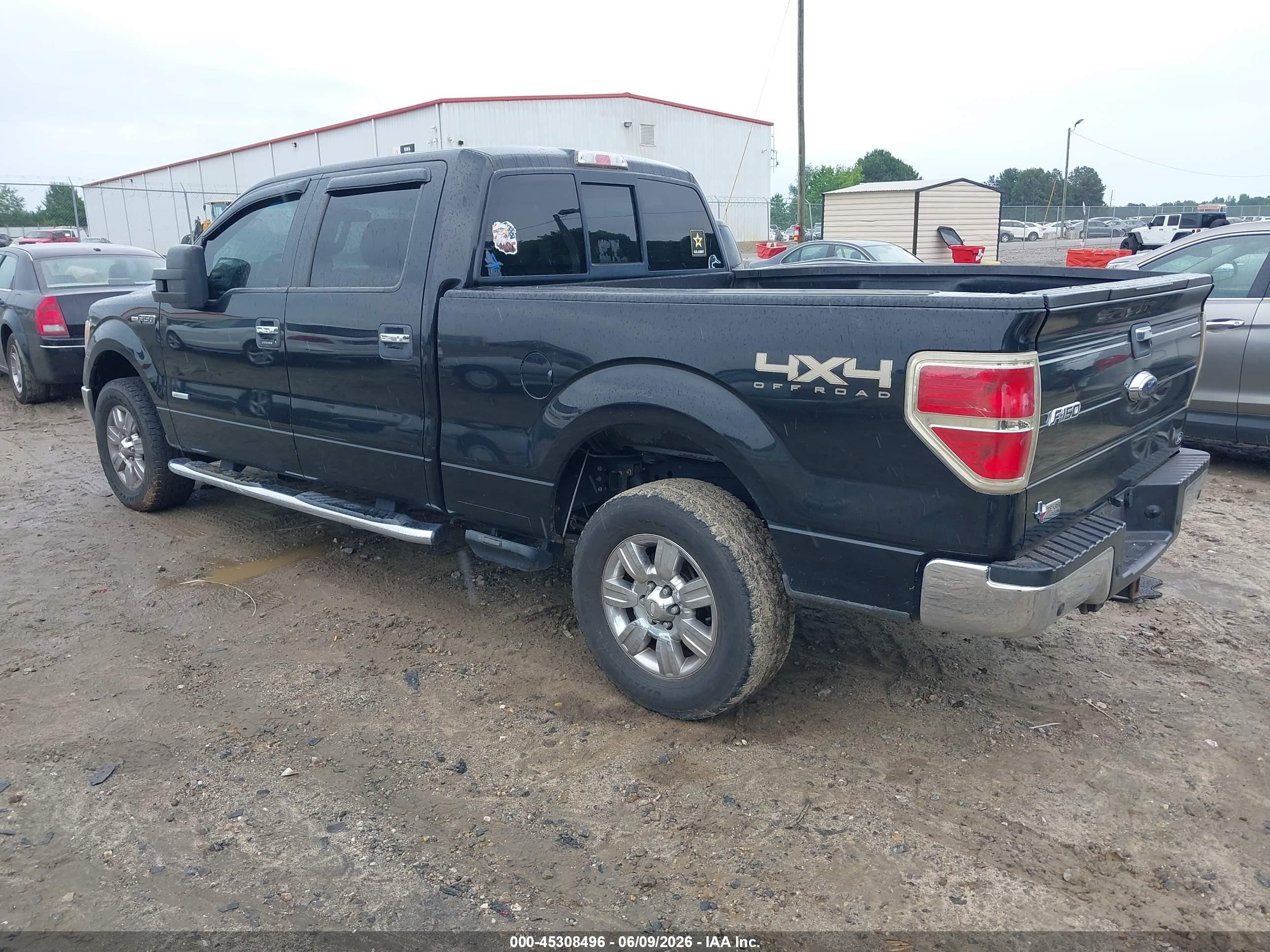 2012 Ford F-150 Xlt Черный vin: 1FTFW1ET8CKE05047