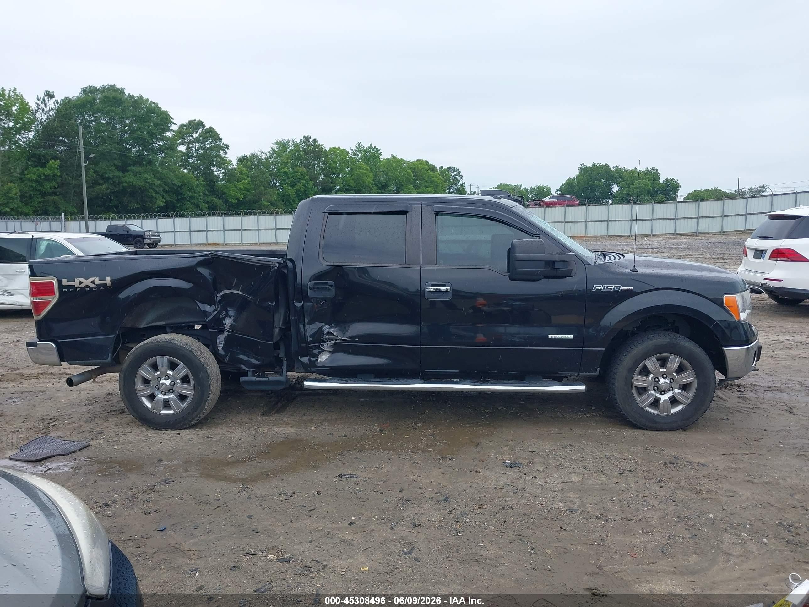 2012 Ford F-150 Xlt Черный vin: 1FTFW1ET8CKE05047