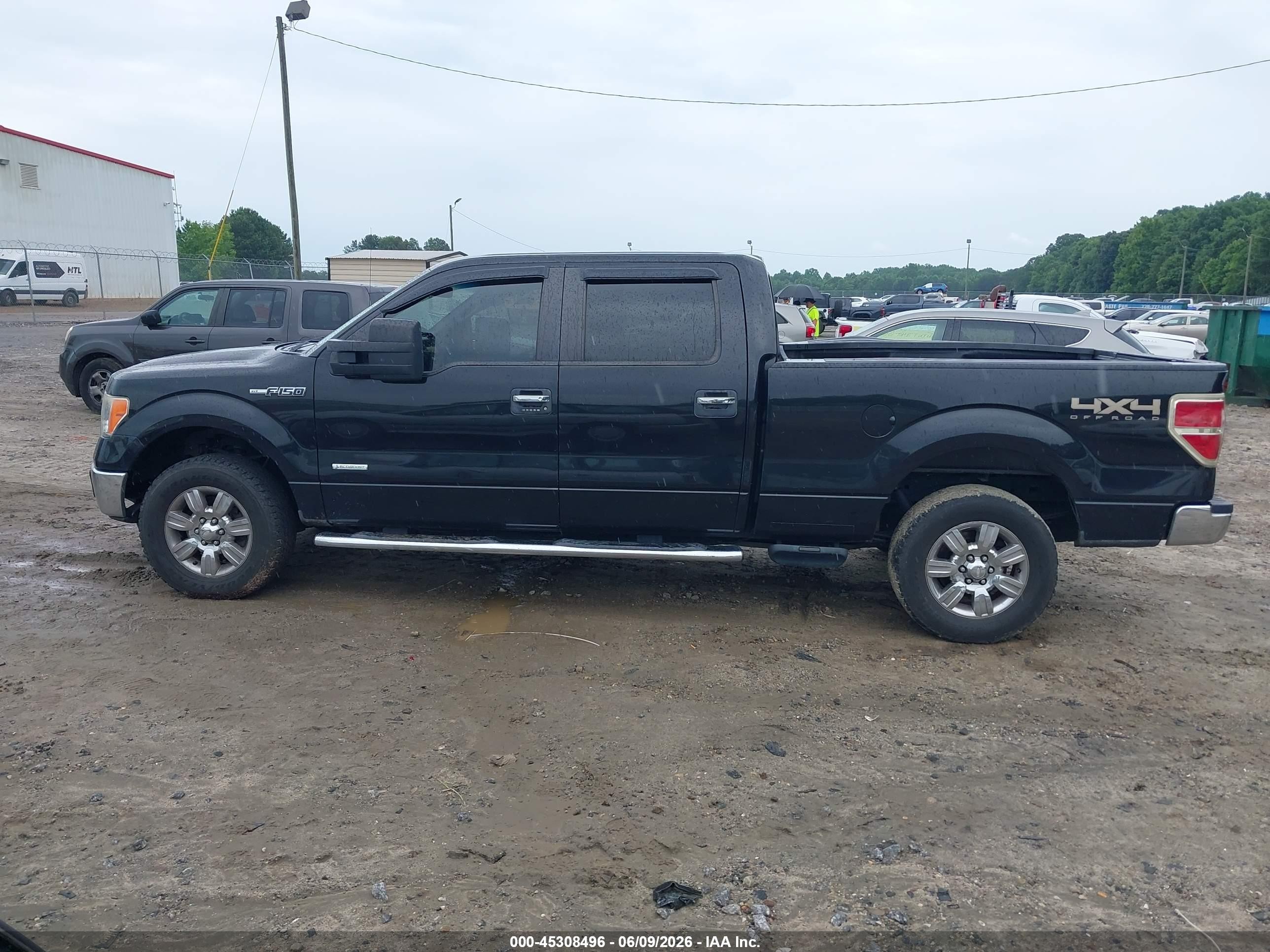 2012 Ford F-150 Xlt Черный vin: 1FTFW1ET8CKE05047