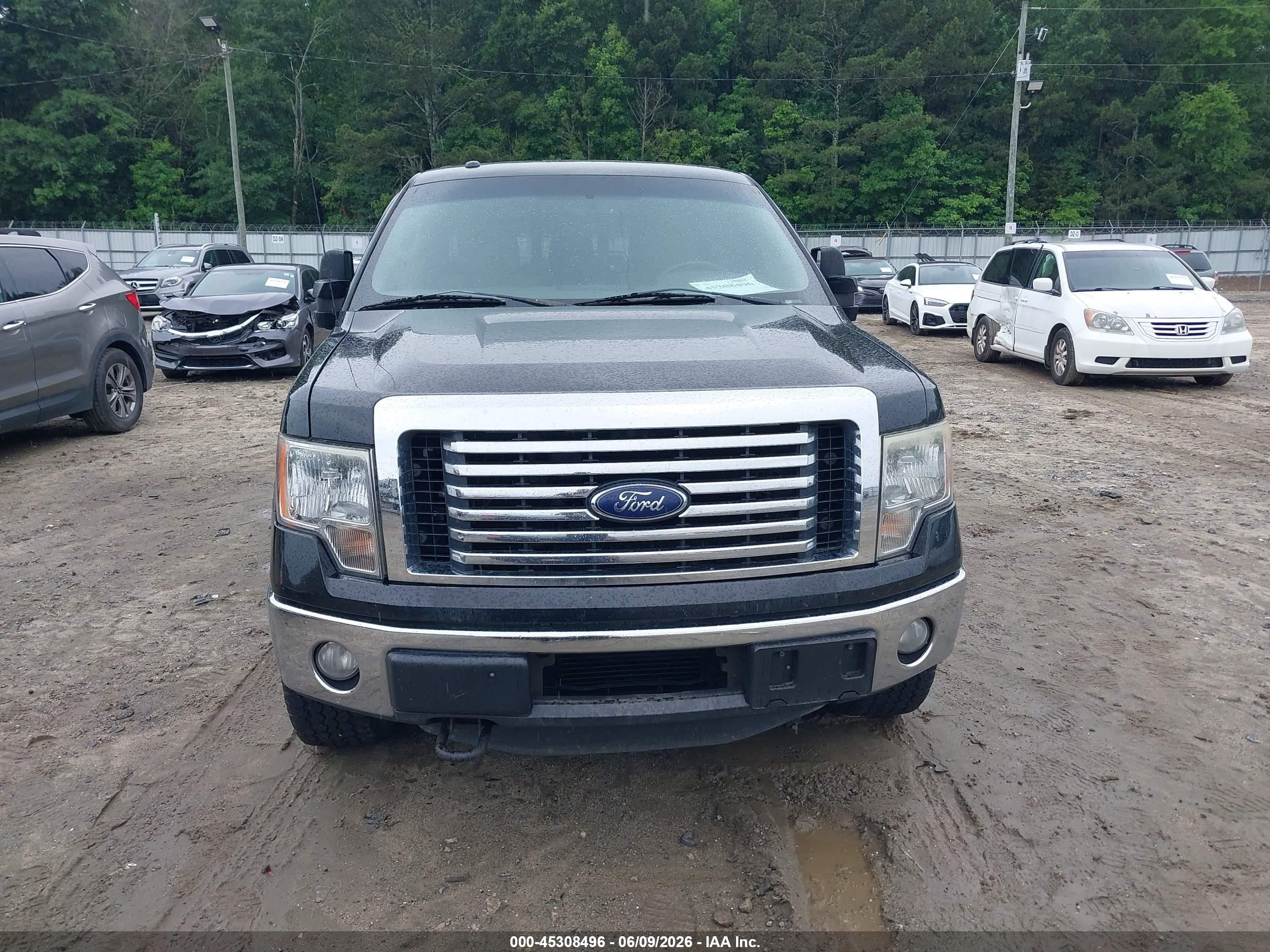 2012 Ford F-150 Xlt Черный vin: 1FTFW1ET8CKE05047