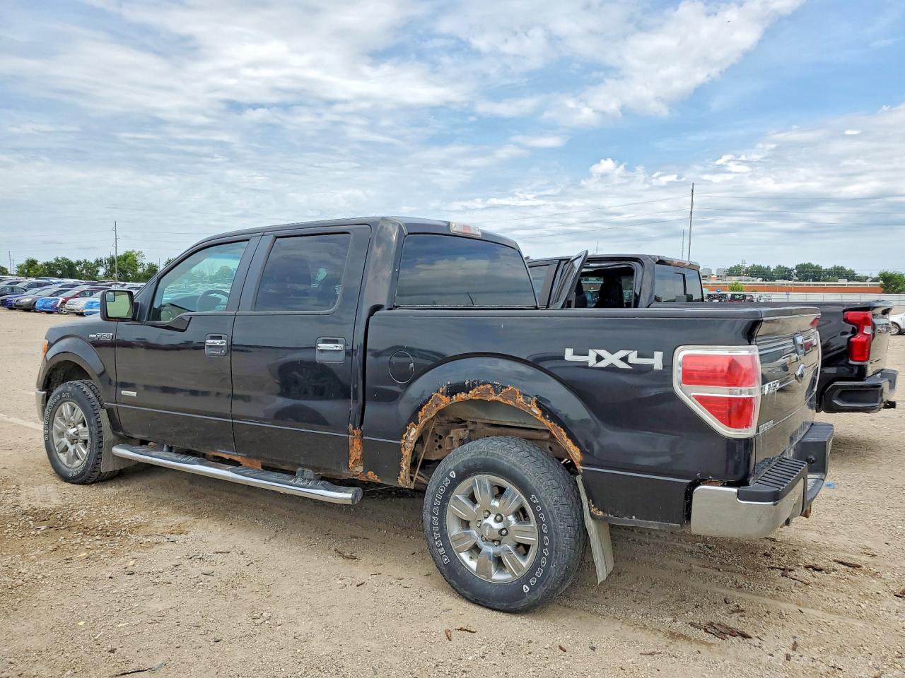 2012 Ford F150 Supercrew Black vin: 1FTFW1ET8CKE34323