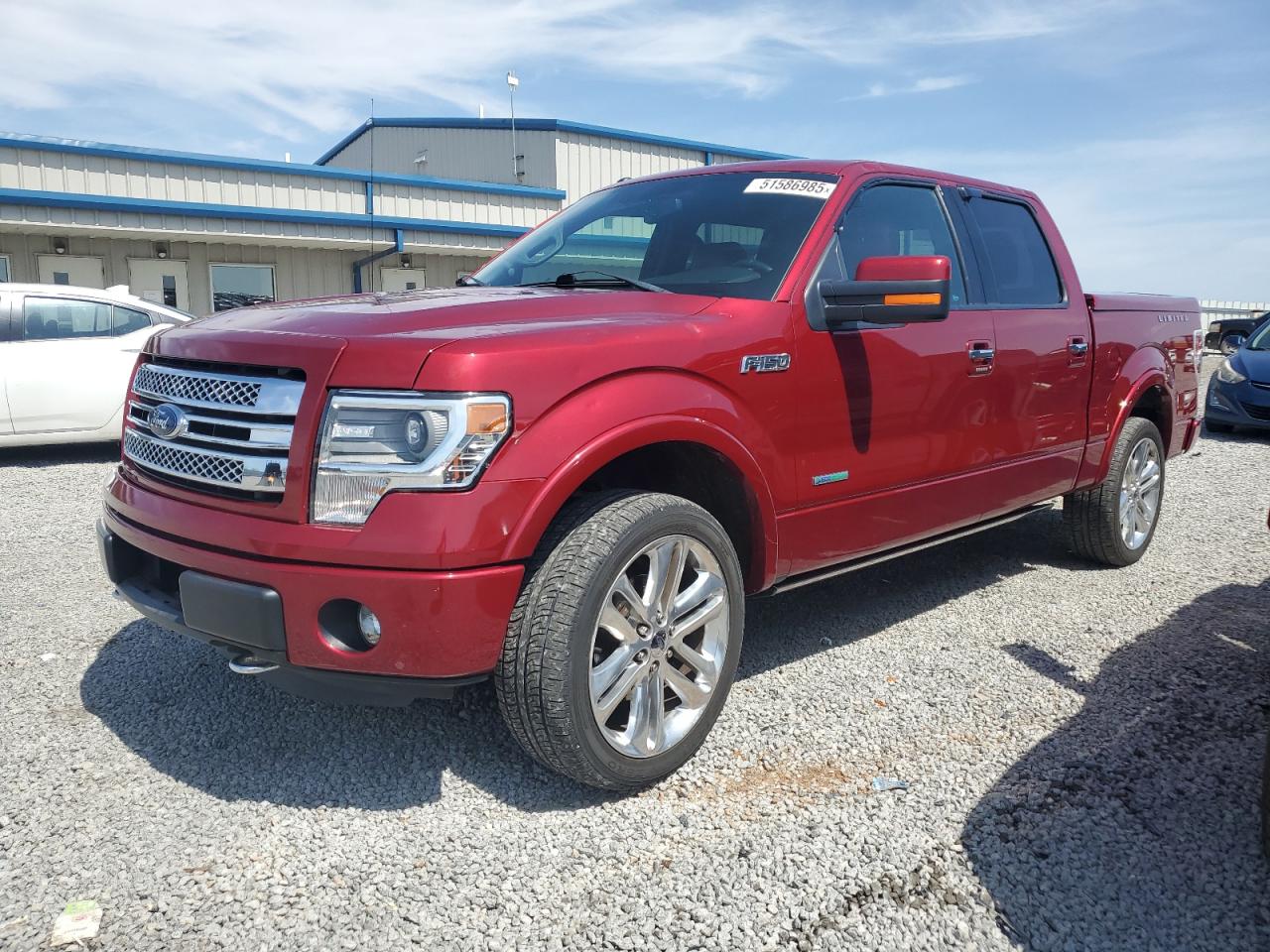 2013 Ford F150 Supercrew Red vin: 1FTFW1ET8DFA03488