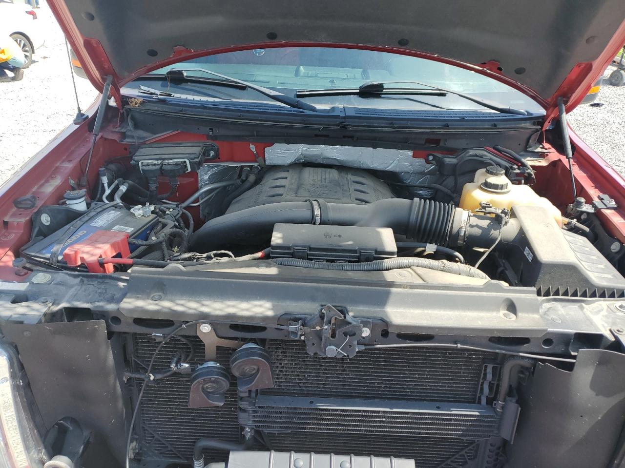 2013 Ford F150 Supercrew Red vin: 1FTFW1ET8DFA03488