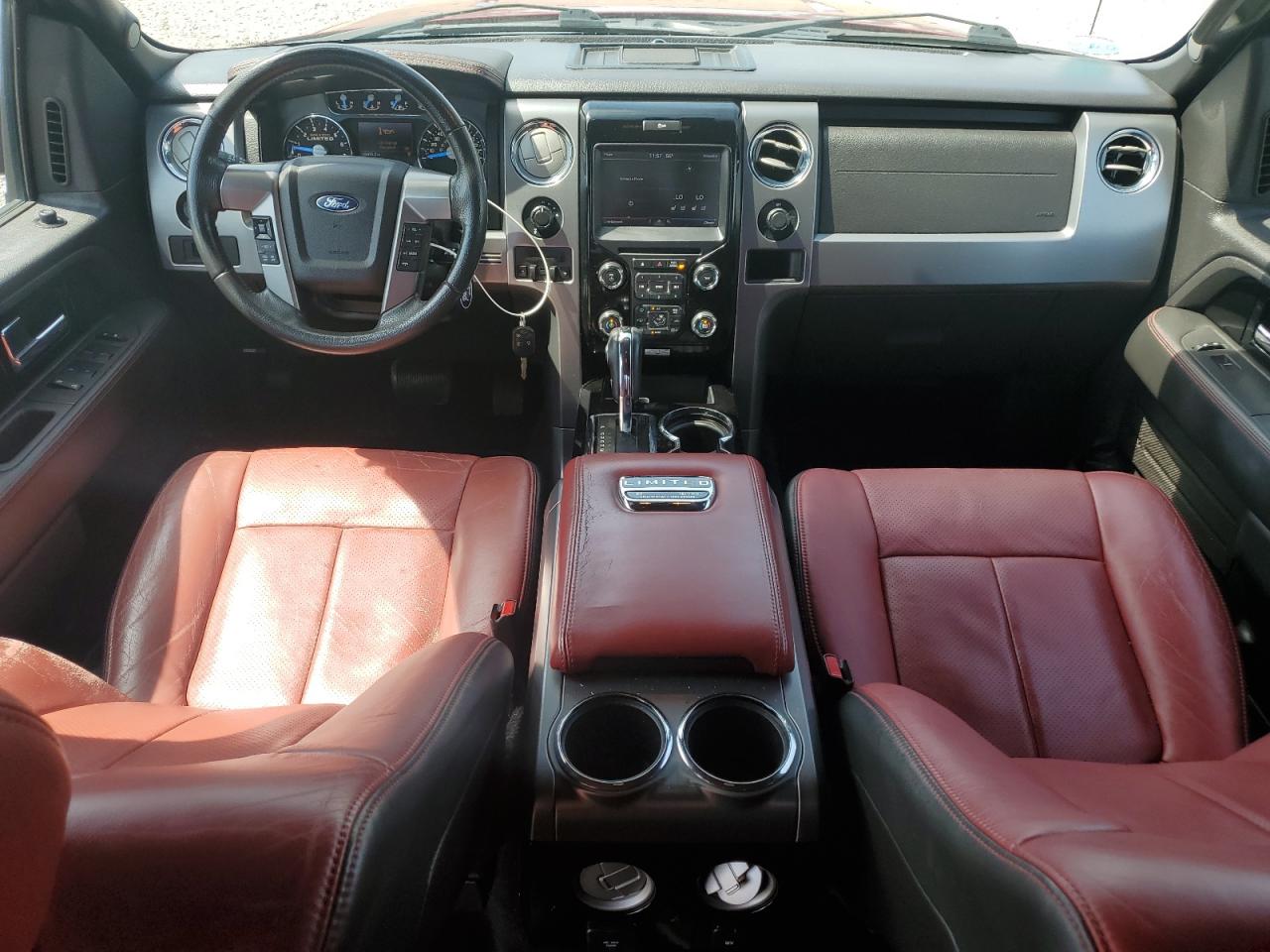 2013 Ford F150 Supercrew Red vin: 1FTFW1ET8DFA03488