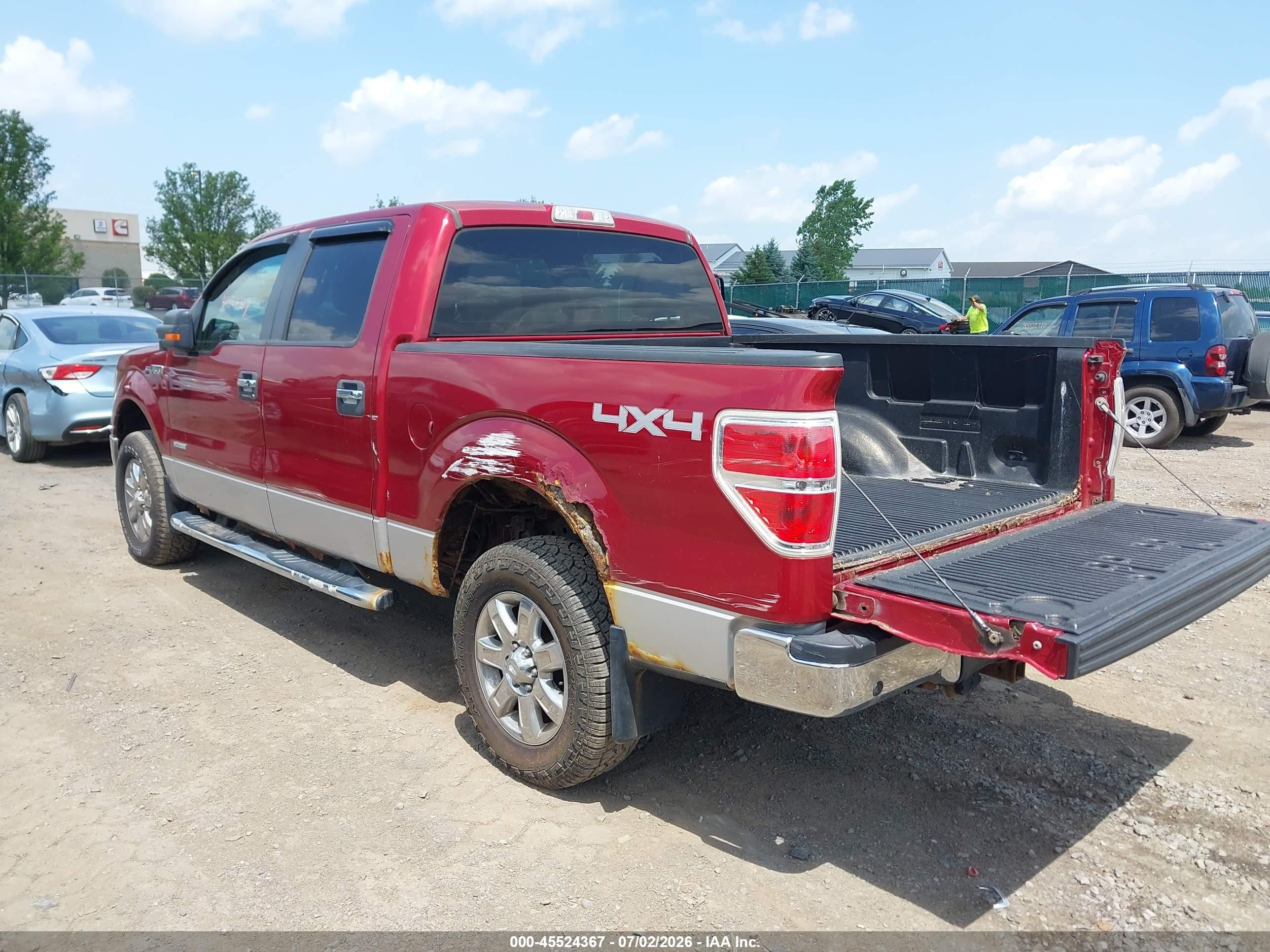 2013 Ford F-150 Fx4/king Ranch/lariat/limited/platinum/xl/xlt Red vin: 1FTFW1ET8DFA41593