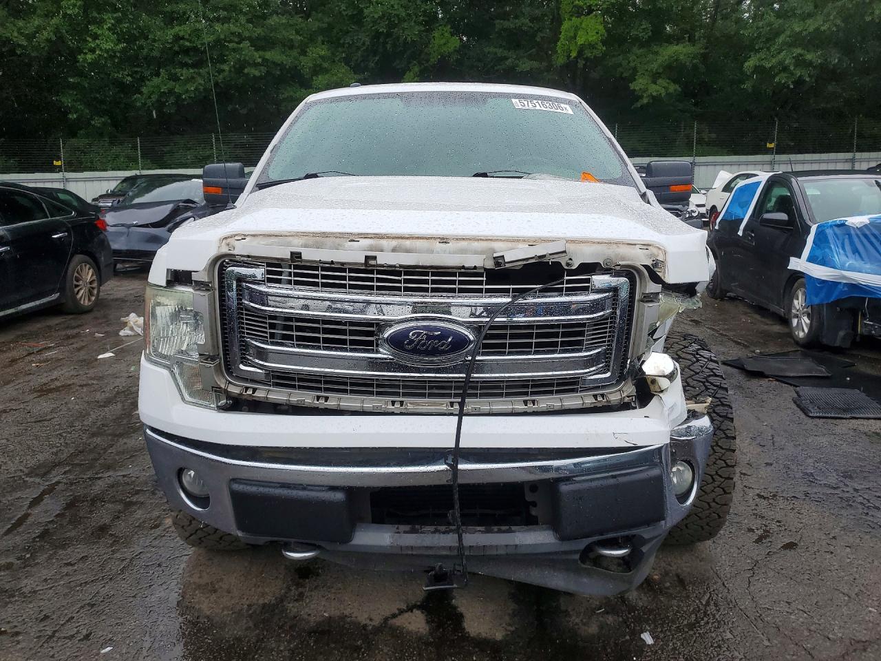 2013 Ford F150 White vin: 1FTFW1ET8DFA41836