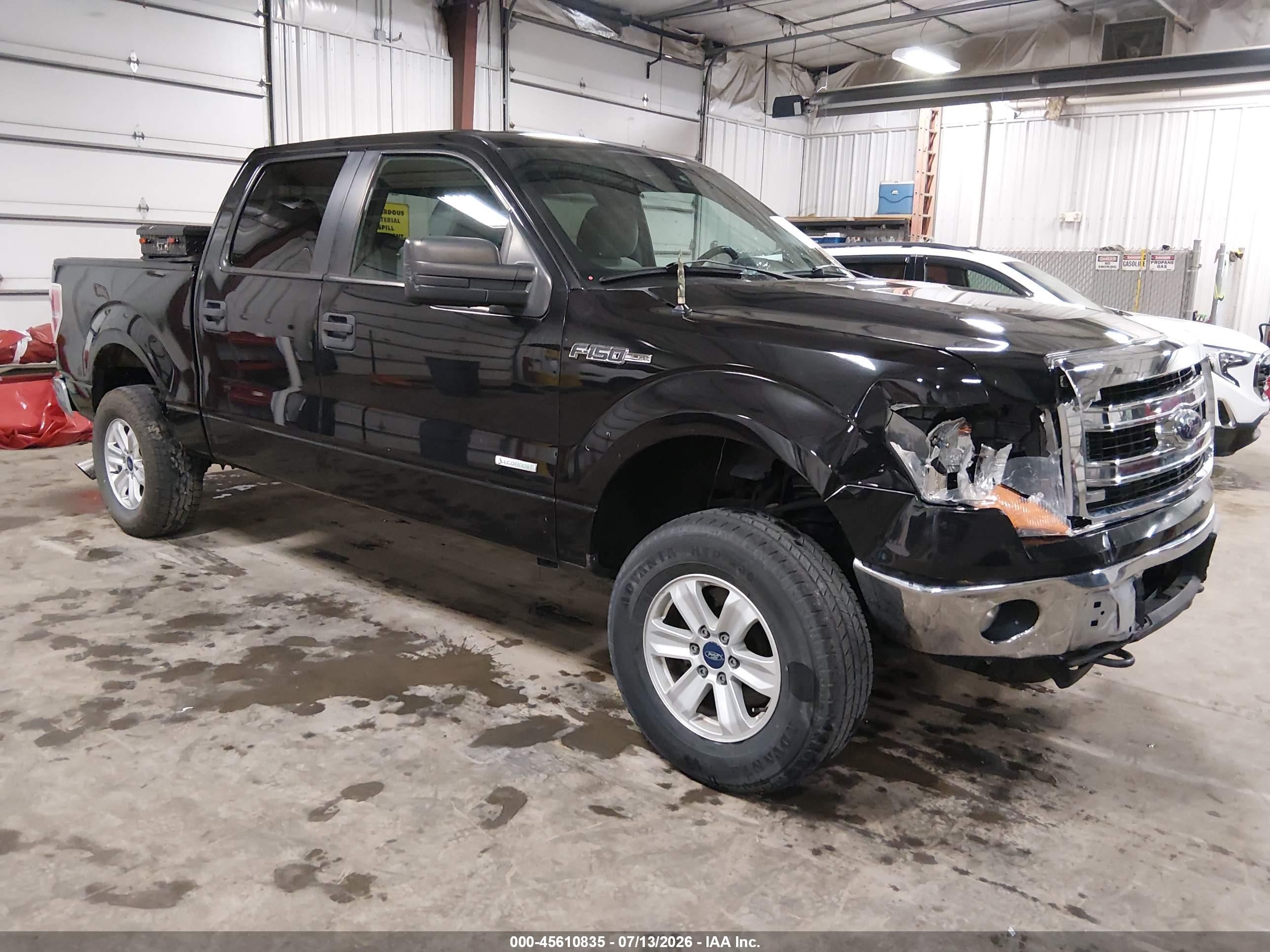 2013 Ford F-150 Xlt Black vin: 1FTFW1ET8DFA93791