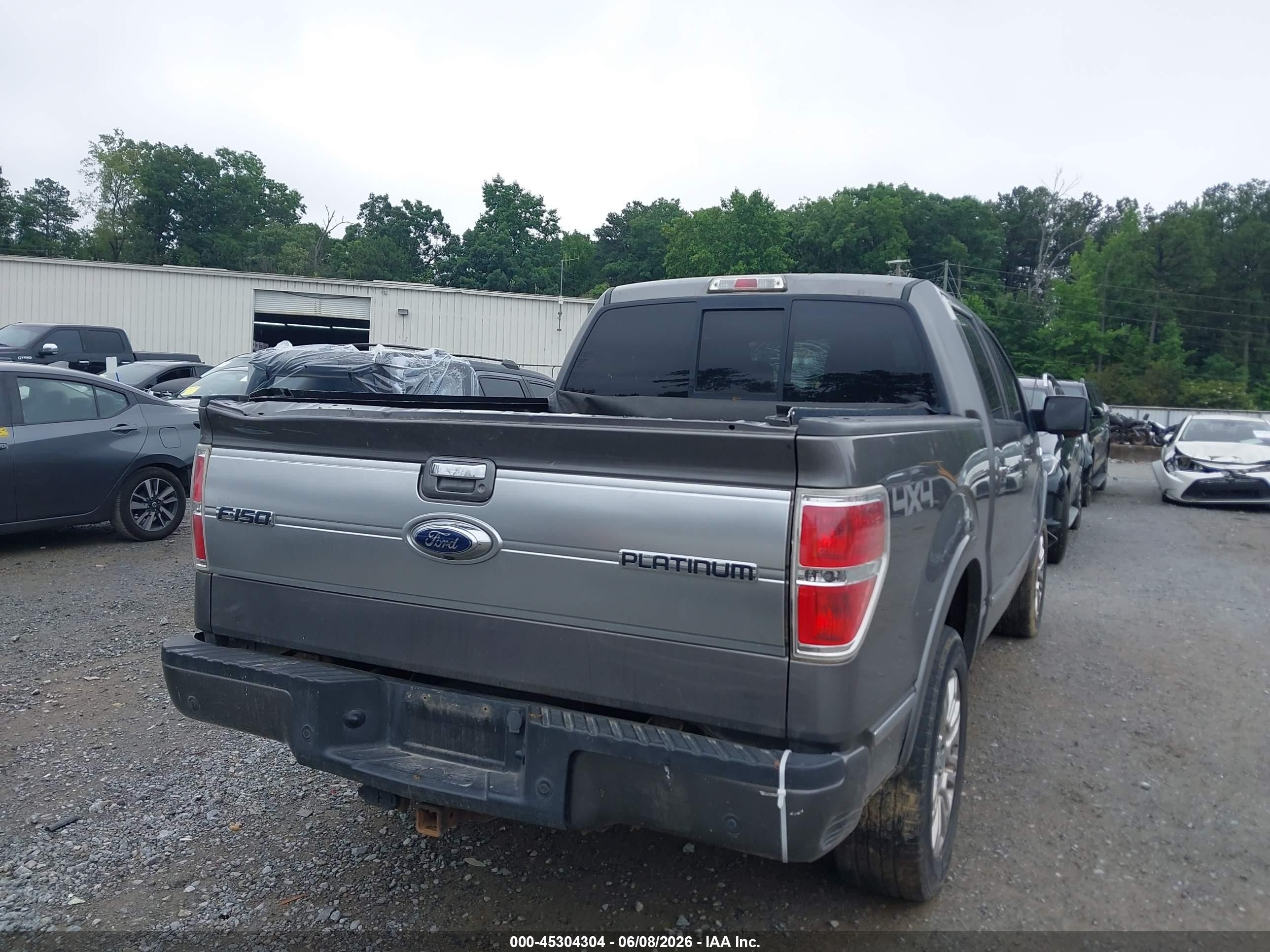 2013 Ford F-150 Platinum Gray vin: 1FTFW1ET8DFA99591