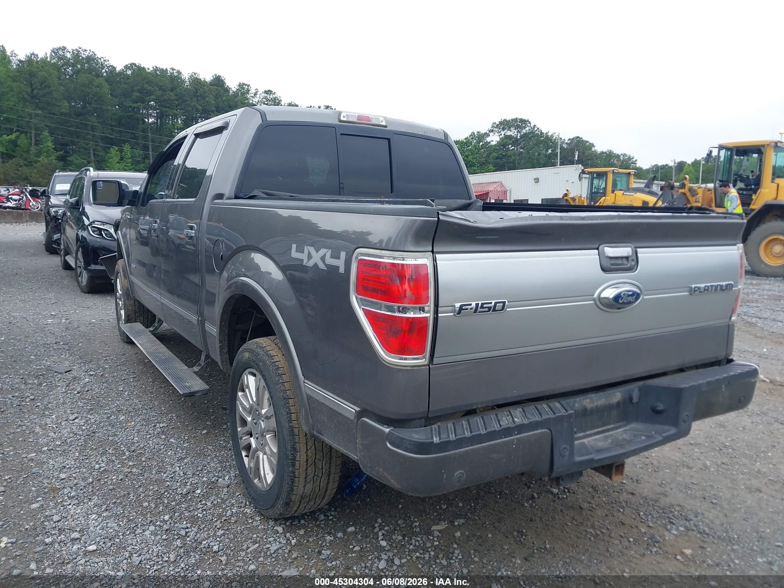 2013 Ford F-150 Platinum Gray vin: 1FTFW1ET8DFA99591