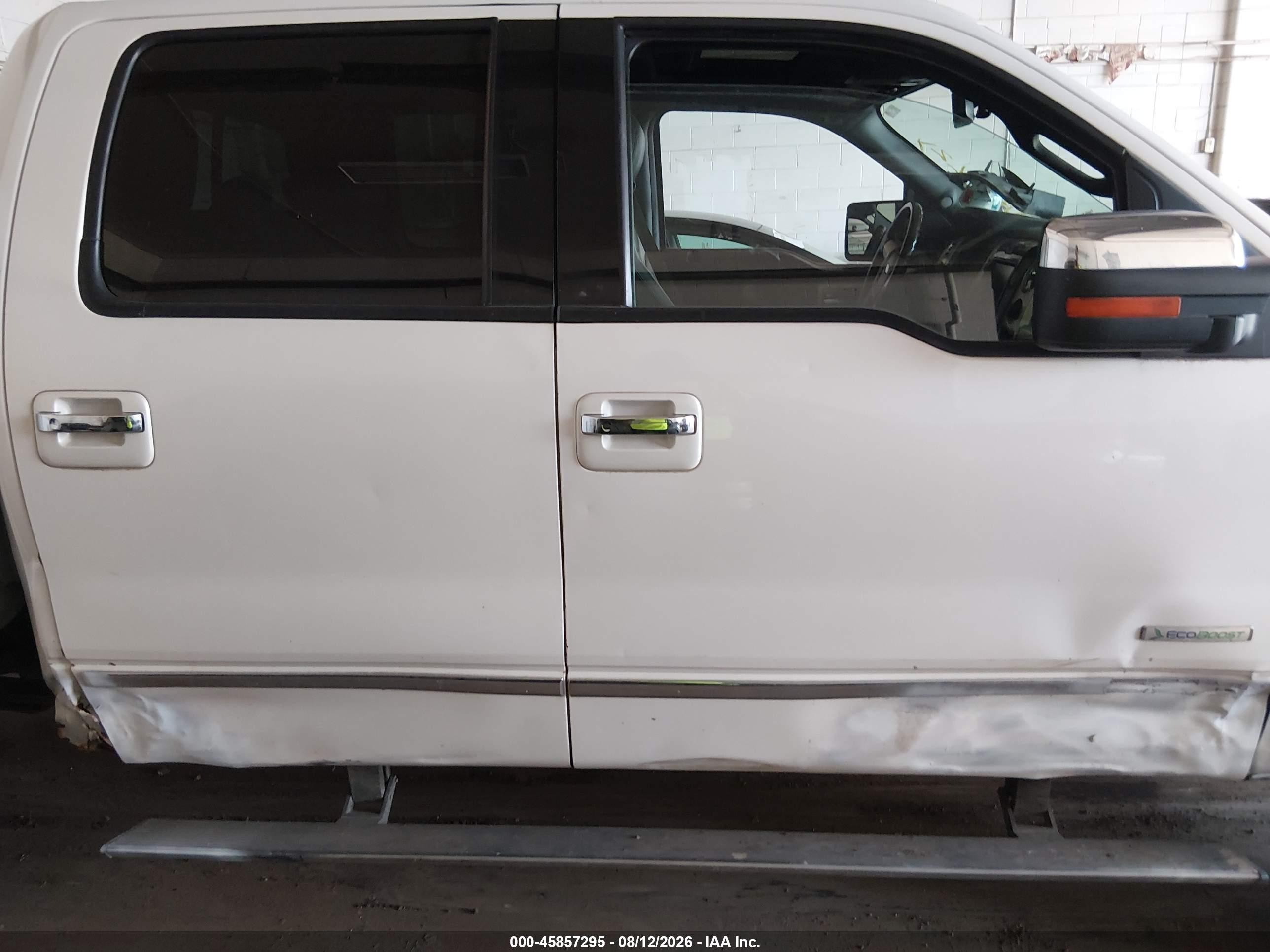 2013 Ford F-150 Platinum White vin: 1FTFW1ET8DFB30712