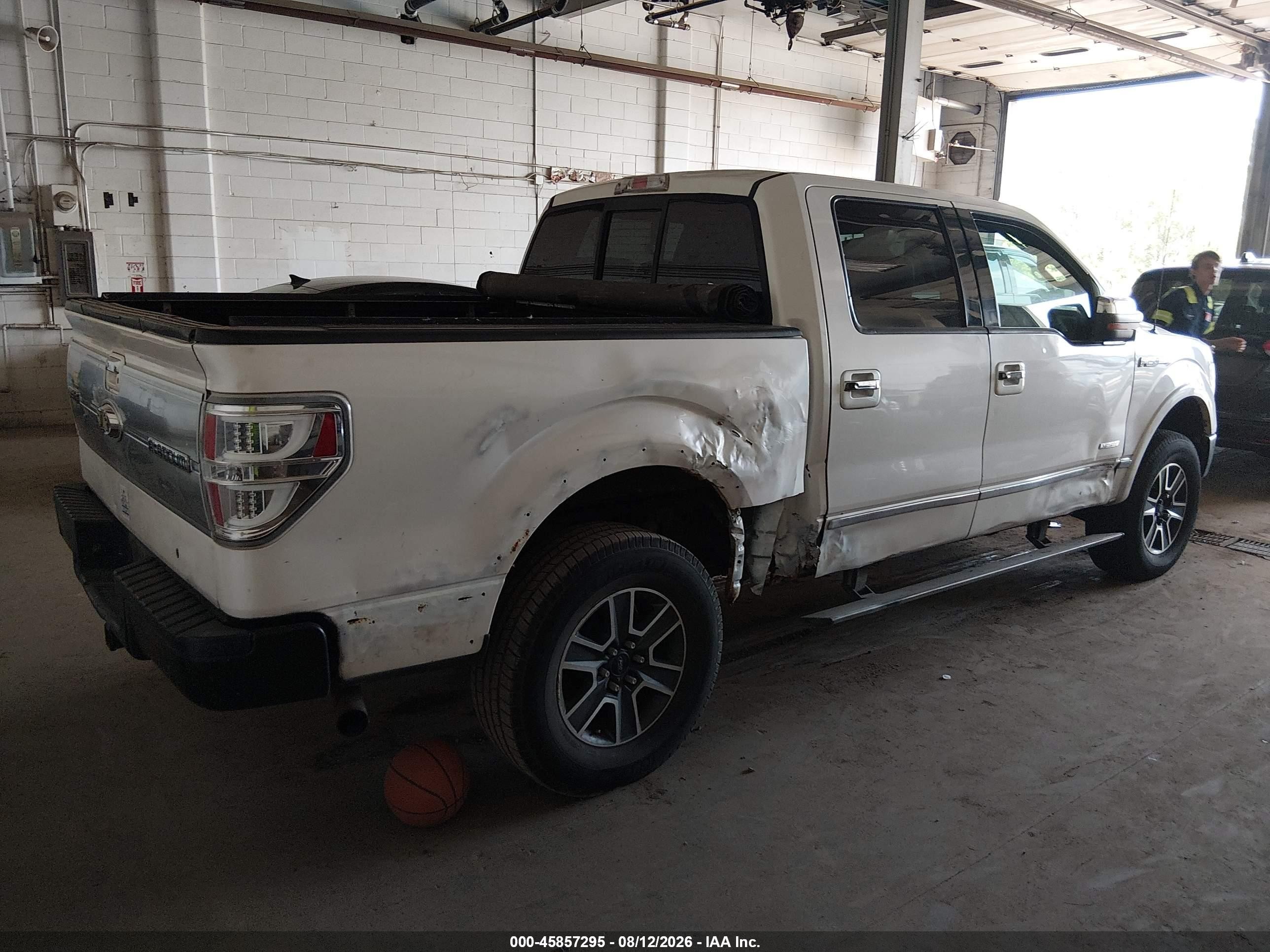 2013 Ford F-150 Platinum White vin: 1FTFW1ET8DFB30712