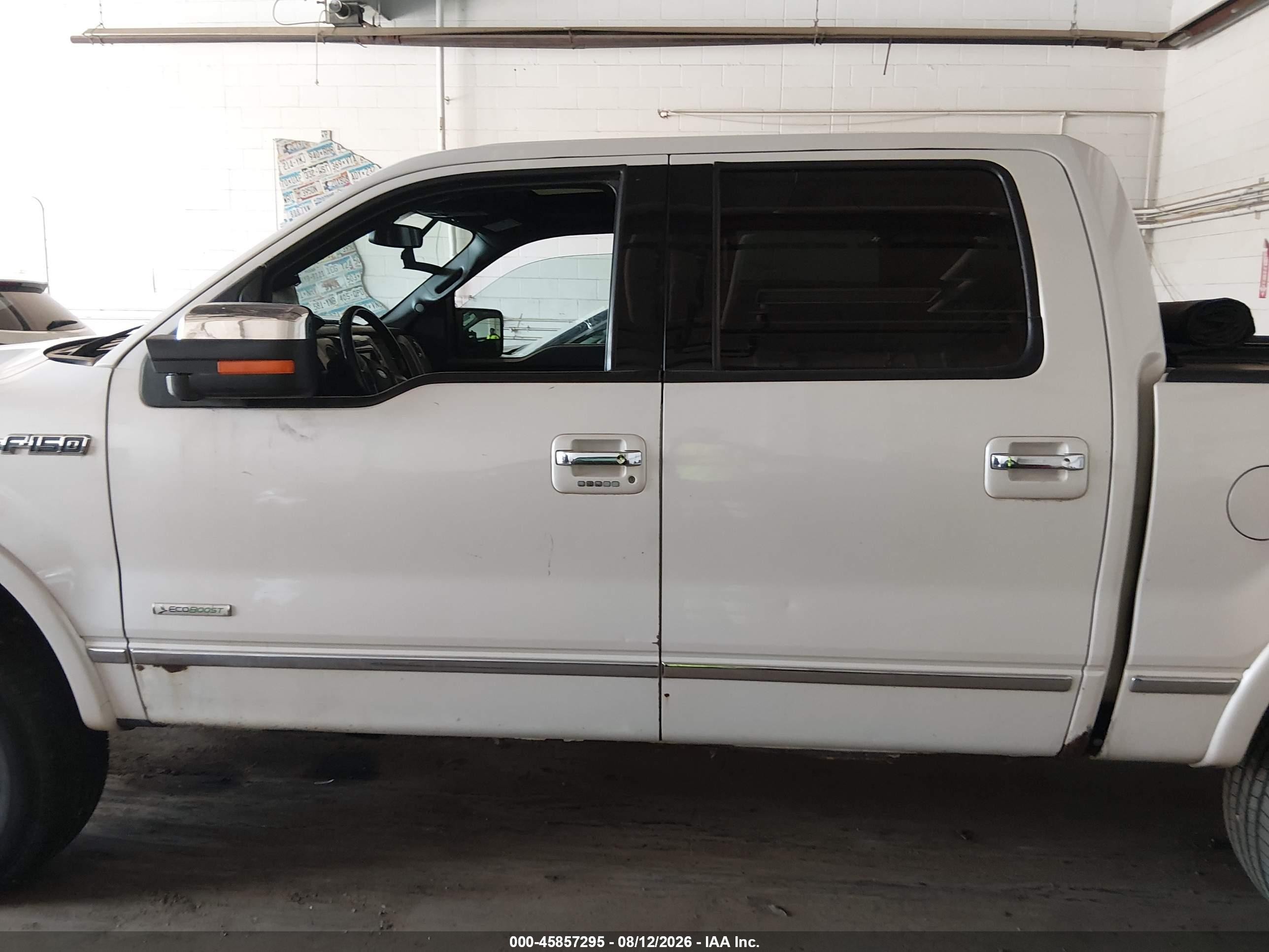2013 Ford F-150 Platinum White vin: 1FTFW1ET8DFB30712