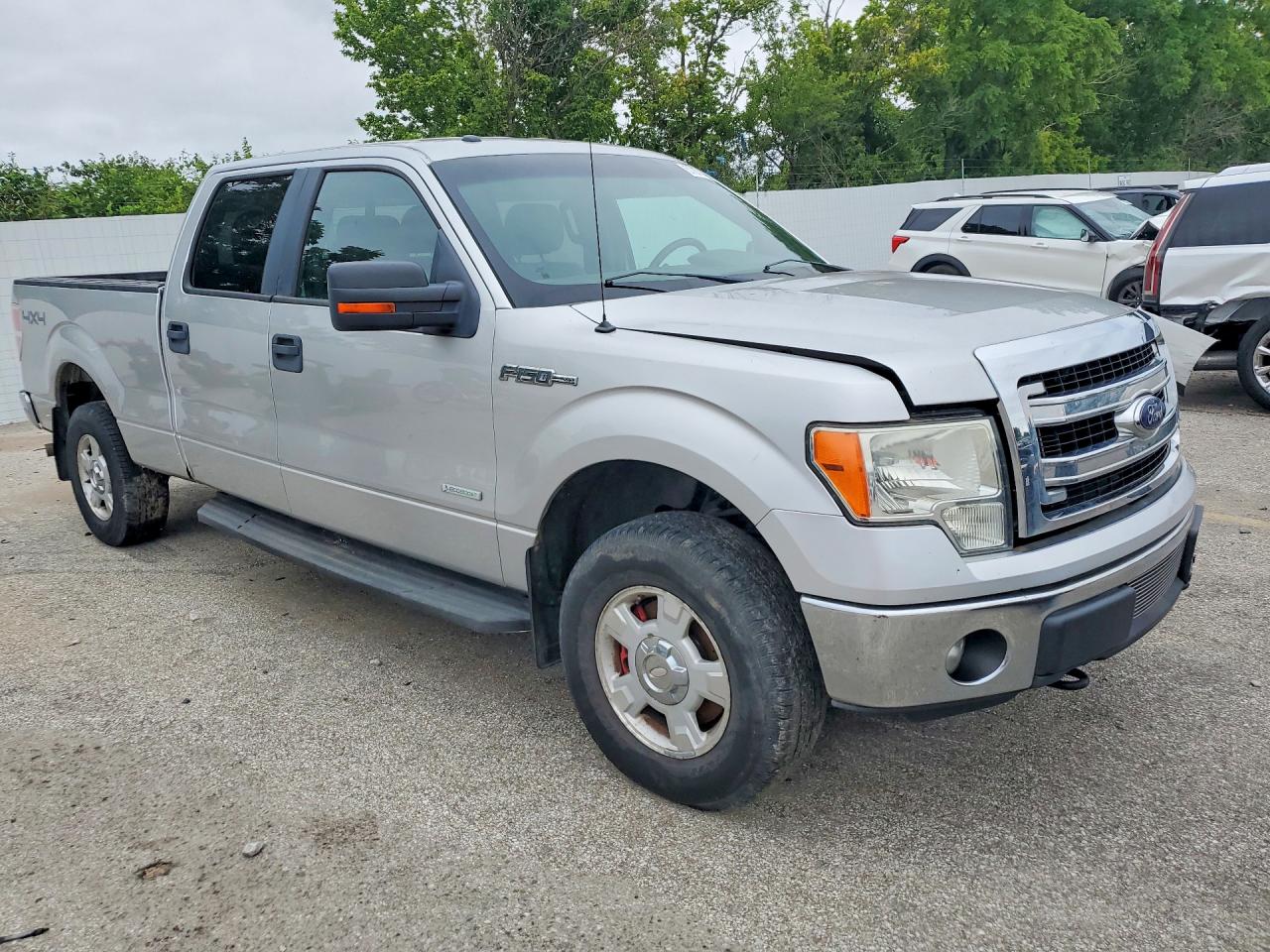 2013 Ford F150 Supercrew Silver vin: 1FTFW1ET8DFB31990
