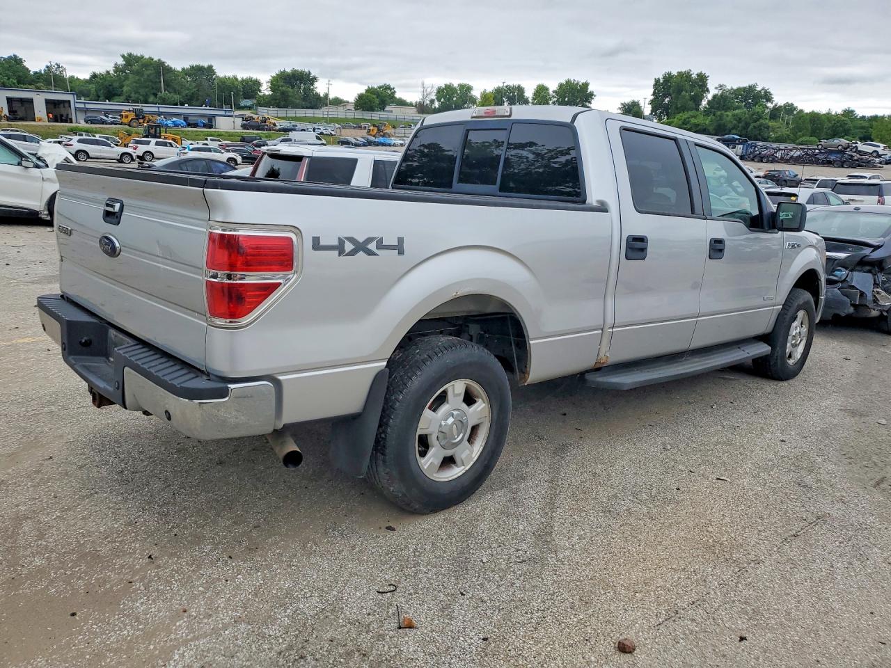 2013 Ford F150 Supercrew Silver vin: 1FTFW1ET8DFB31990