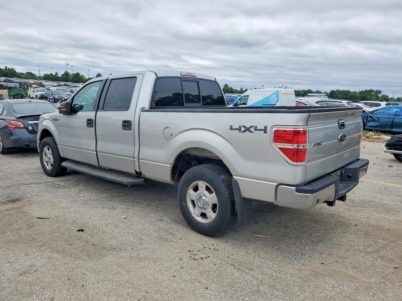 2013 Ford F150 Supercrew Silver vin: 1FTFW1ET8DFB31990