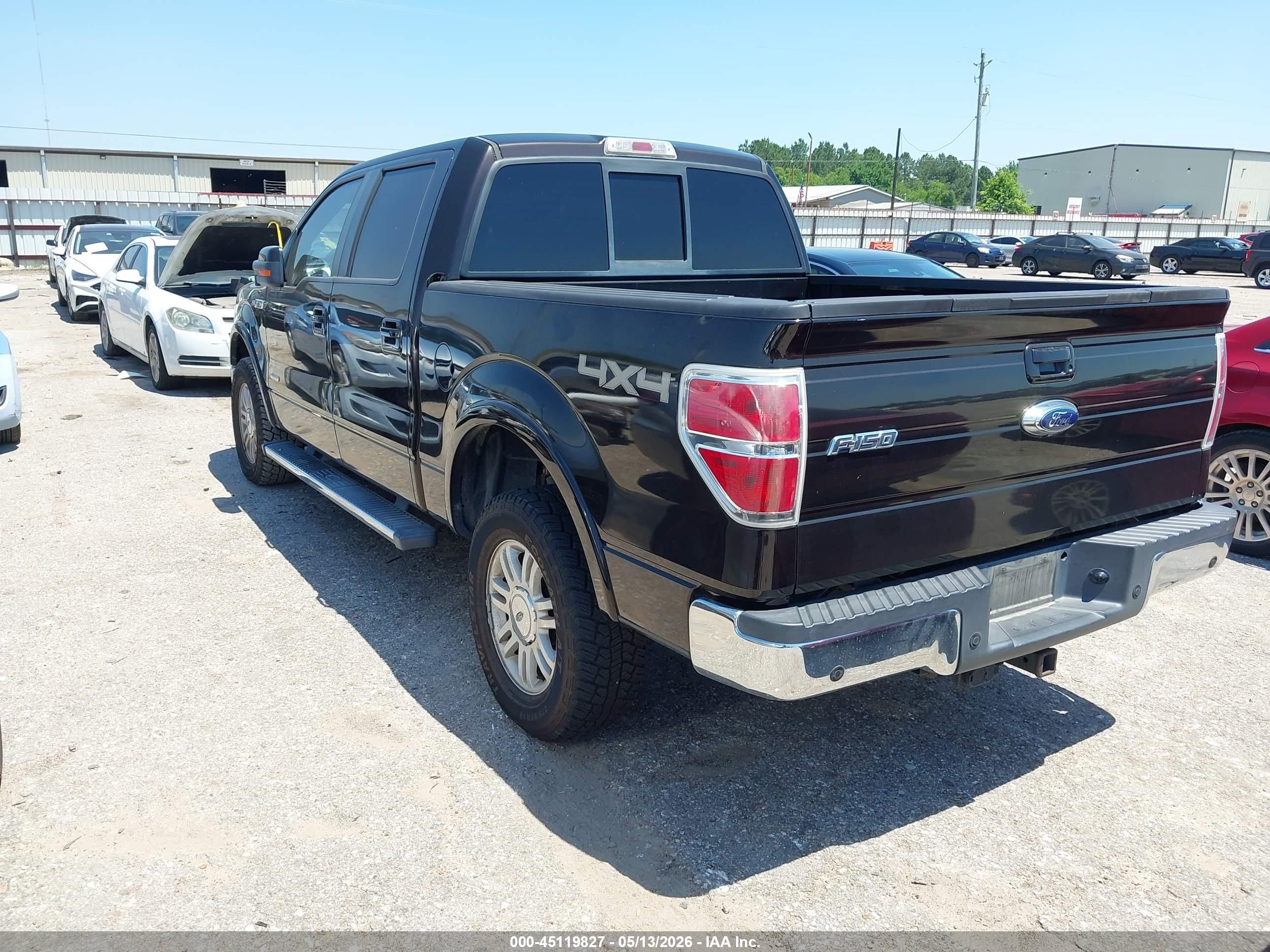 2013 Ford F-150 Lariat Brown vin: 1FTFW1ET8DFB45503