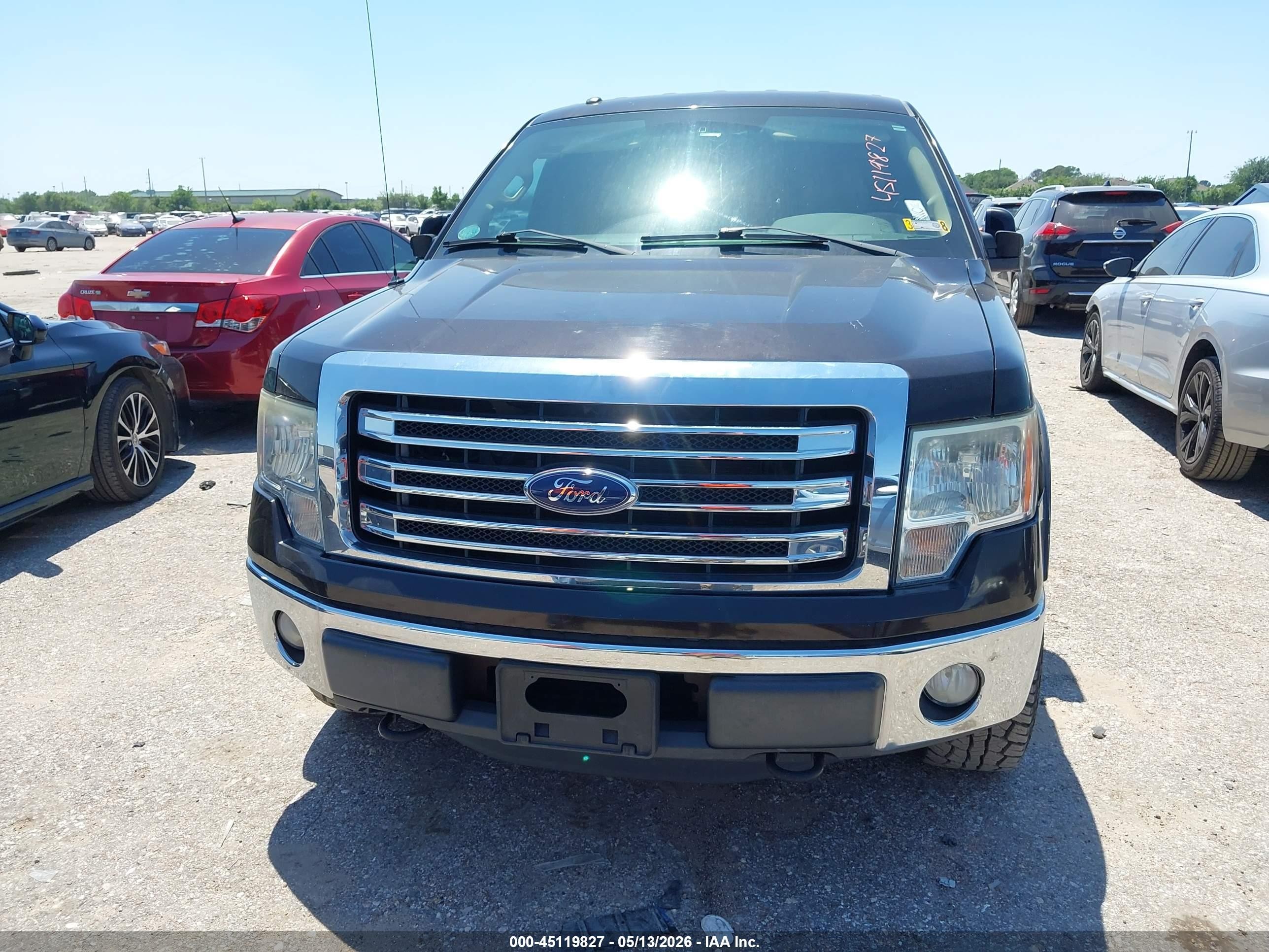 2013 Ford F-150 Lariat Brown vin: 1FTFW1ET8DFB45503