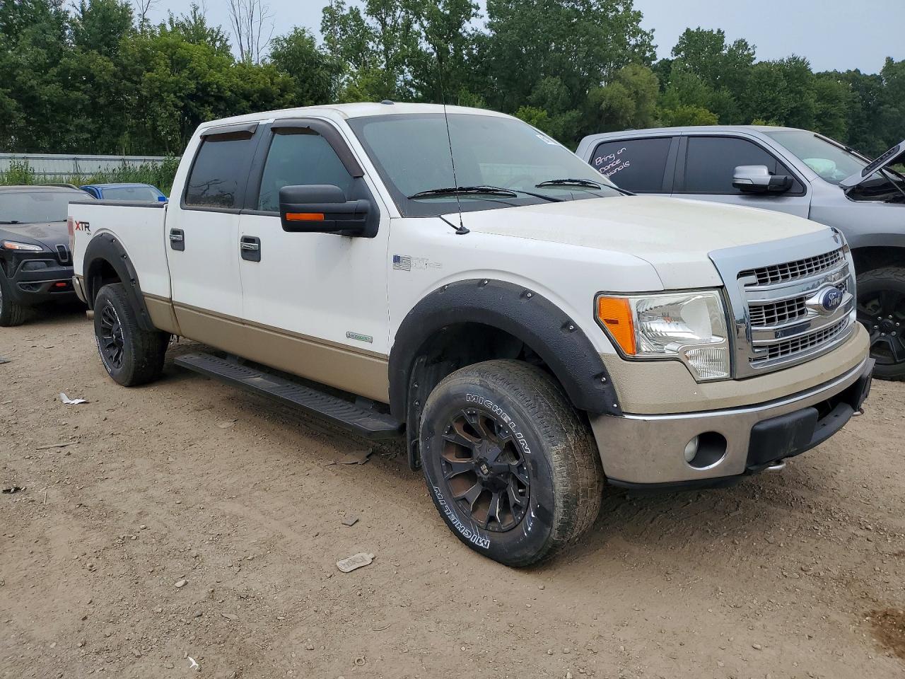 2013 Ford F150 Supercrew White vin: 1FTFW1ET8DFB62768