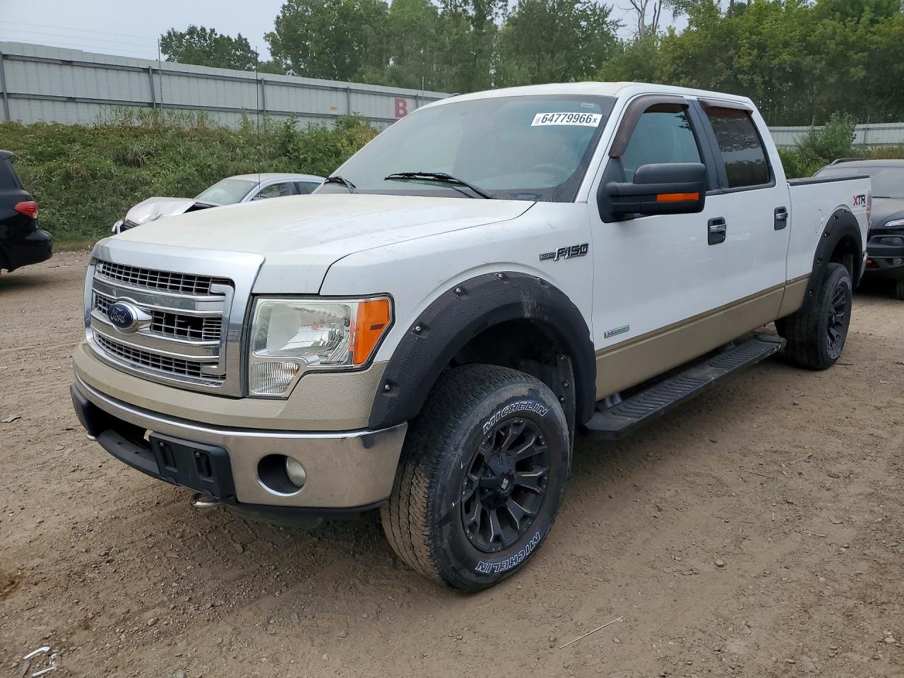 2013 Ford F150 Supercrew White vin: 1FTFW1ET8DFB62768