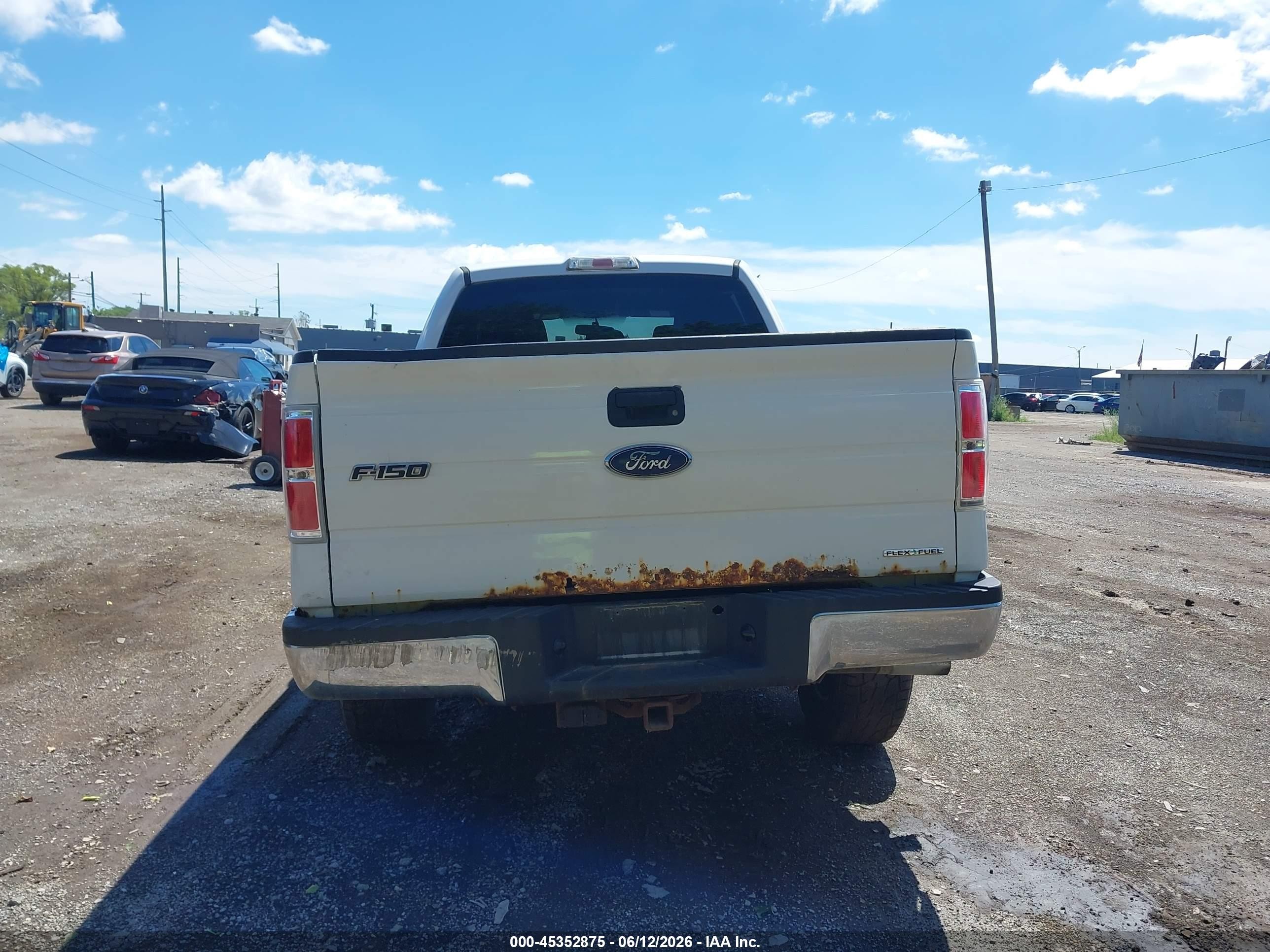2013 Ford F-150 Xlt White vin: 1FTFW1ET8DFB62852