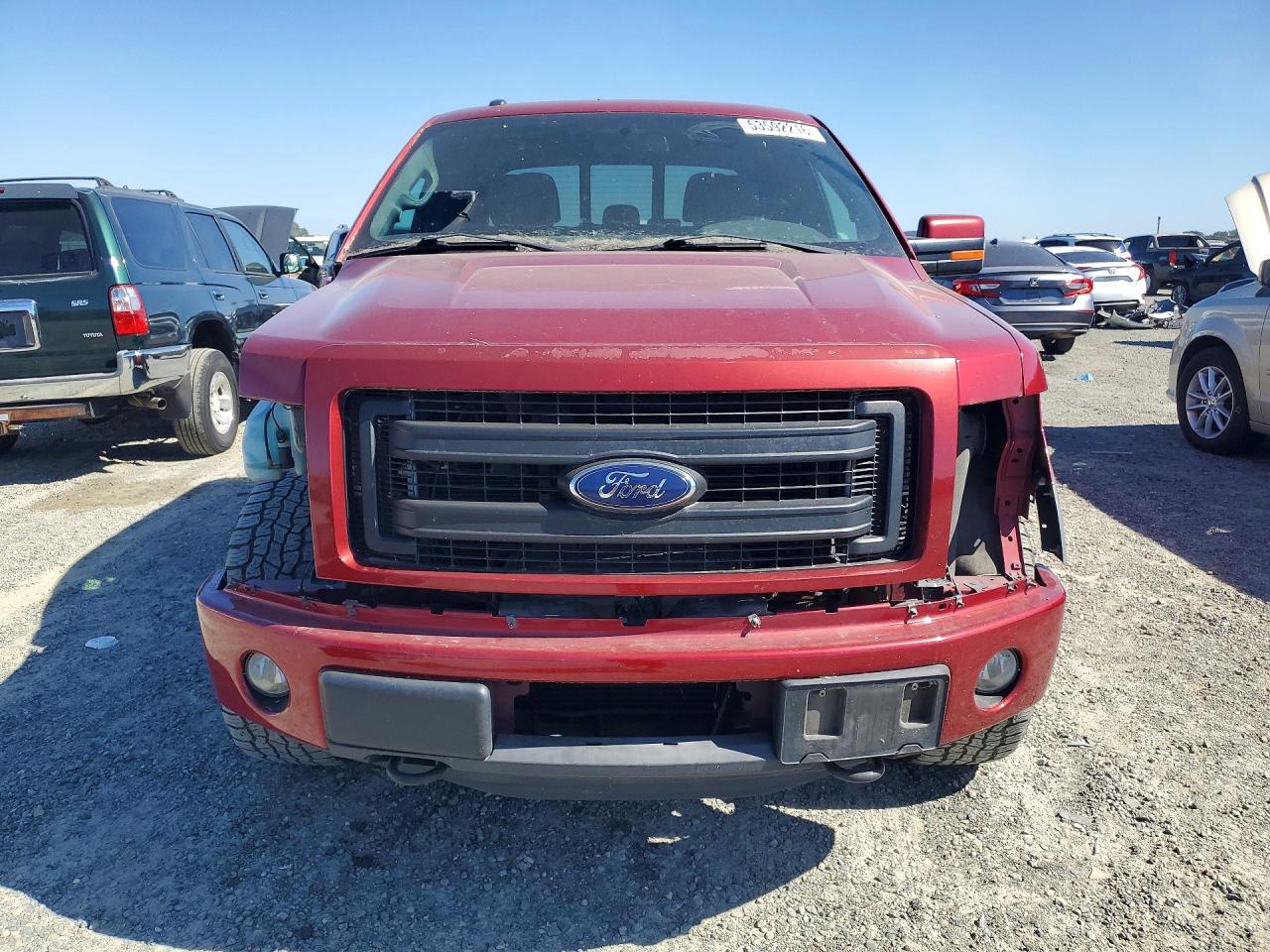2013 Ford F150 Supercrew Red vin: 1FTFW1ET8DFB65721