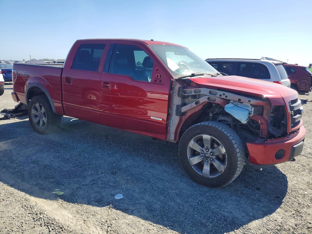 2013 Ford F150 Supercrew Red vin: 1FTFW1ET8DFB65721