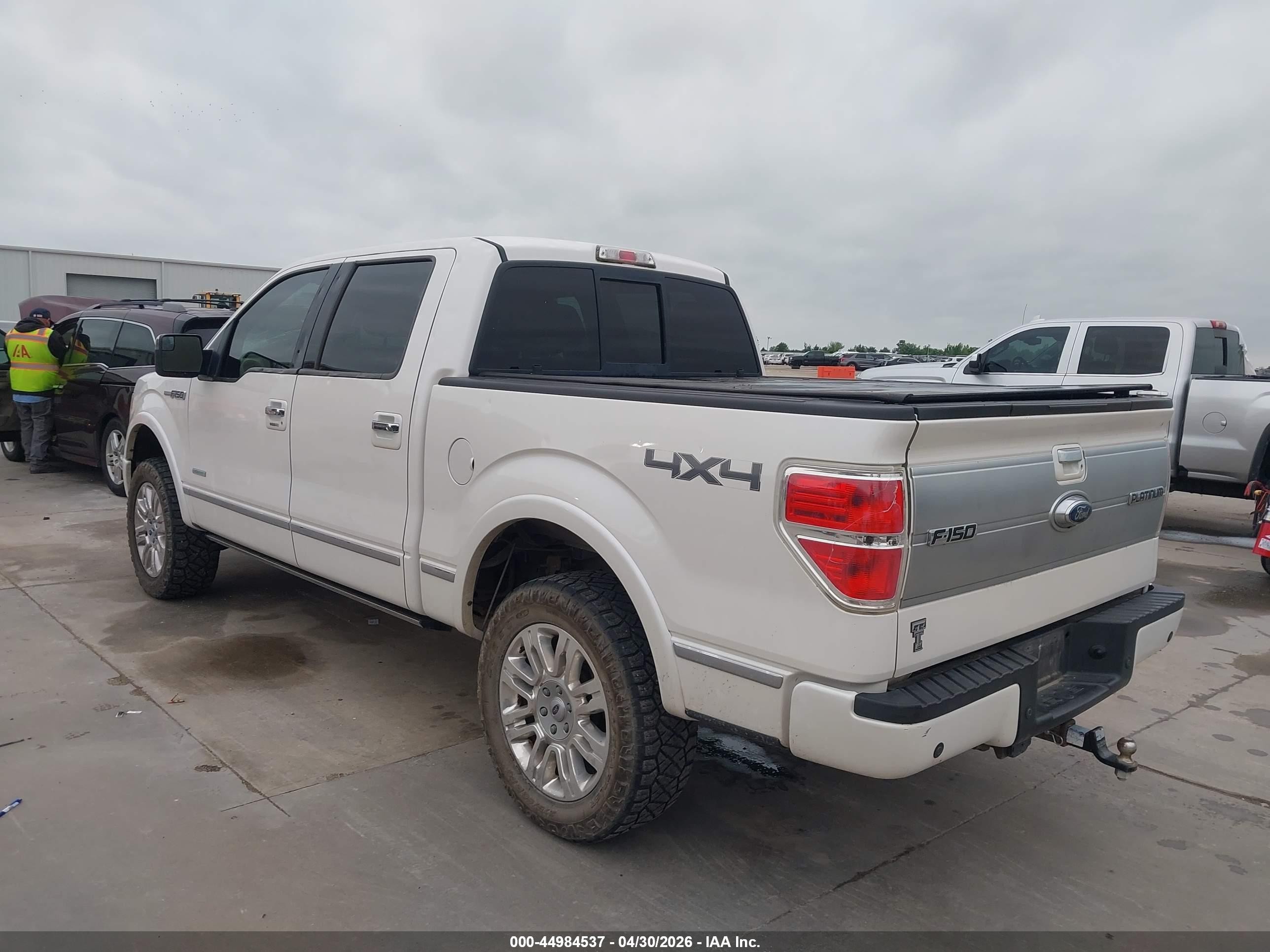 2013 Ford F-150 Platinum White vin: 1FTFW1ET8DFB66240