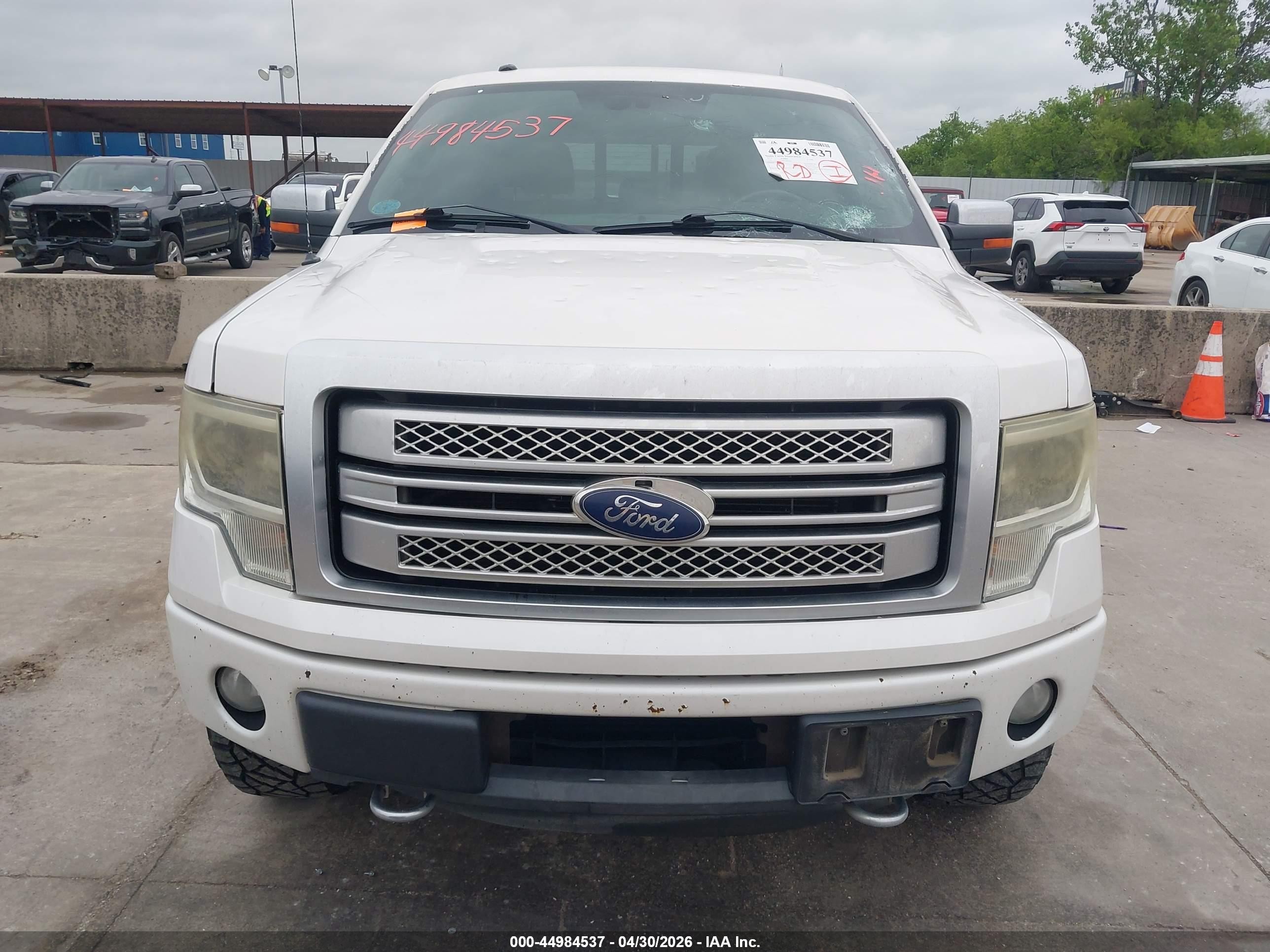 2013 Ford F-150 Platinum White vin: 1FTFW1ET8DFB66240