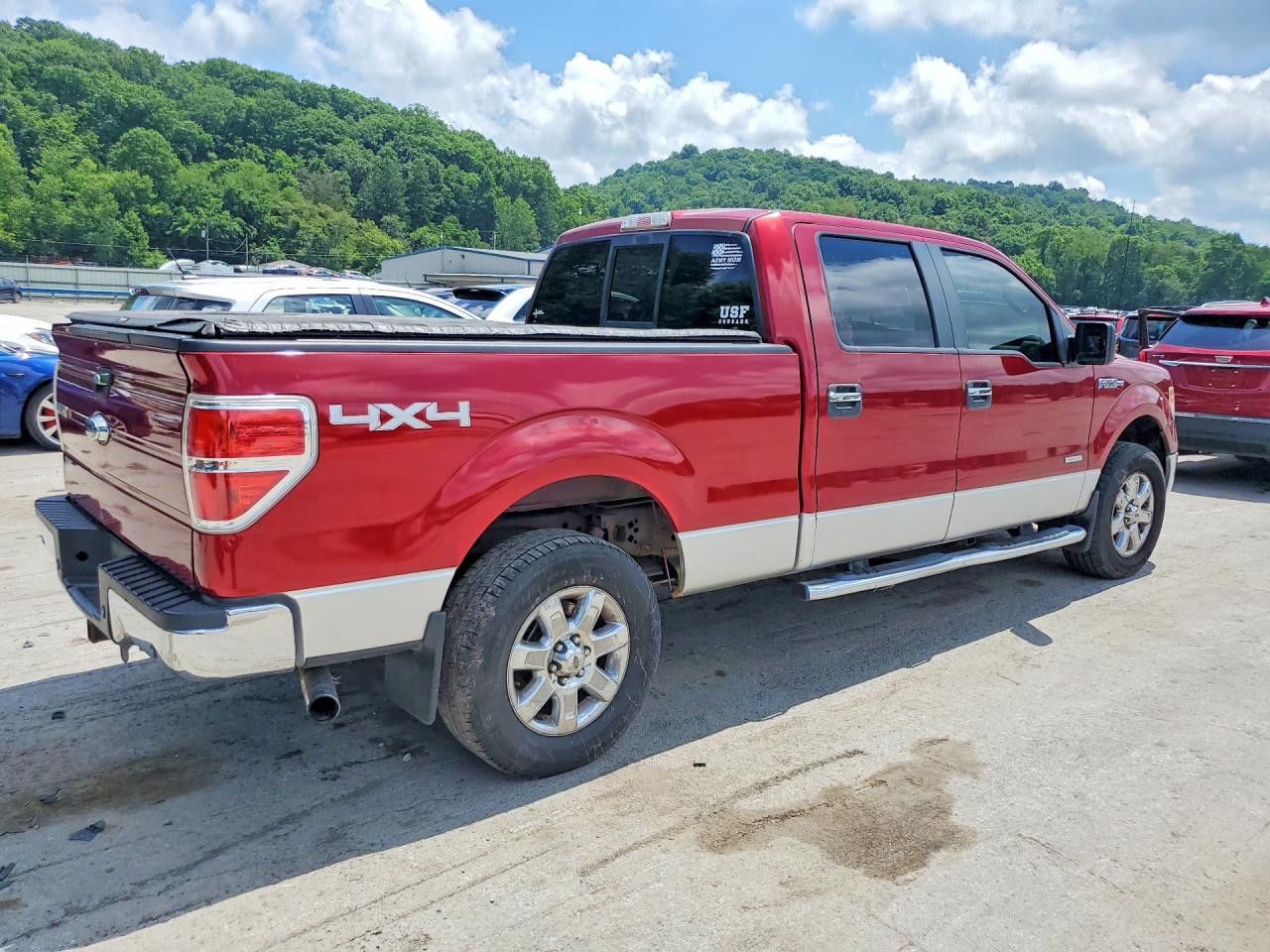 2013 Ford F150 Supercrew Бордовый vin: 1FTFW1ET8DFB96788