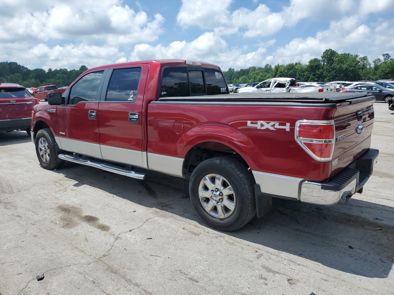 2013 Ford F150 Supercrew Бордовый vin: 1FTFW1ET8DFB96788