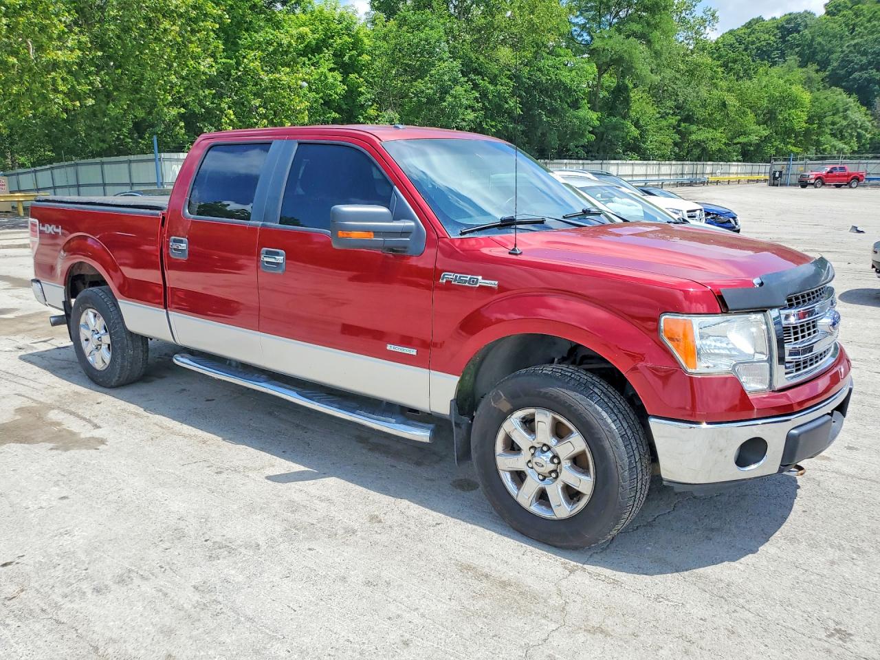 2013 Ford F150 Supercrew Бордовый vin: 1FTFW1ET8DFB96788