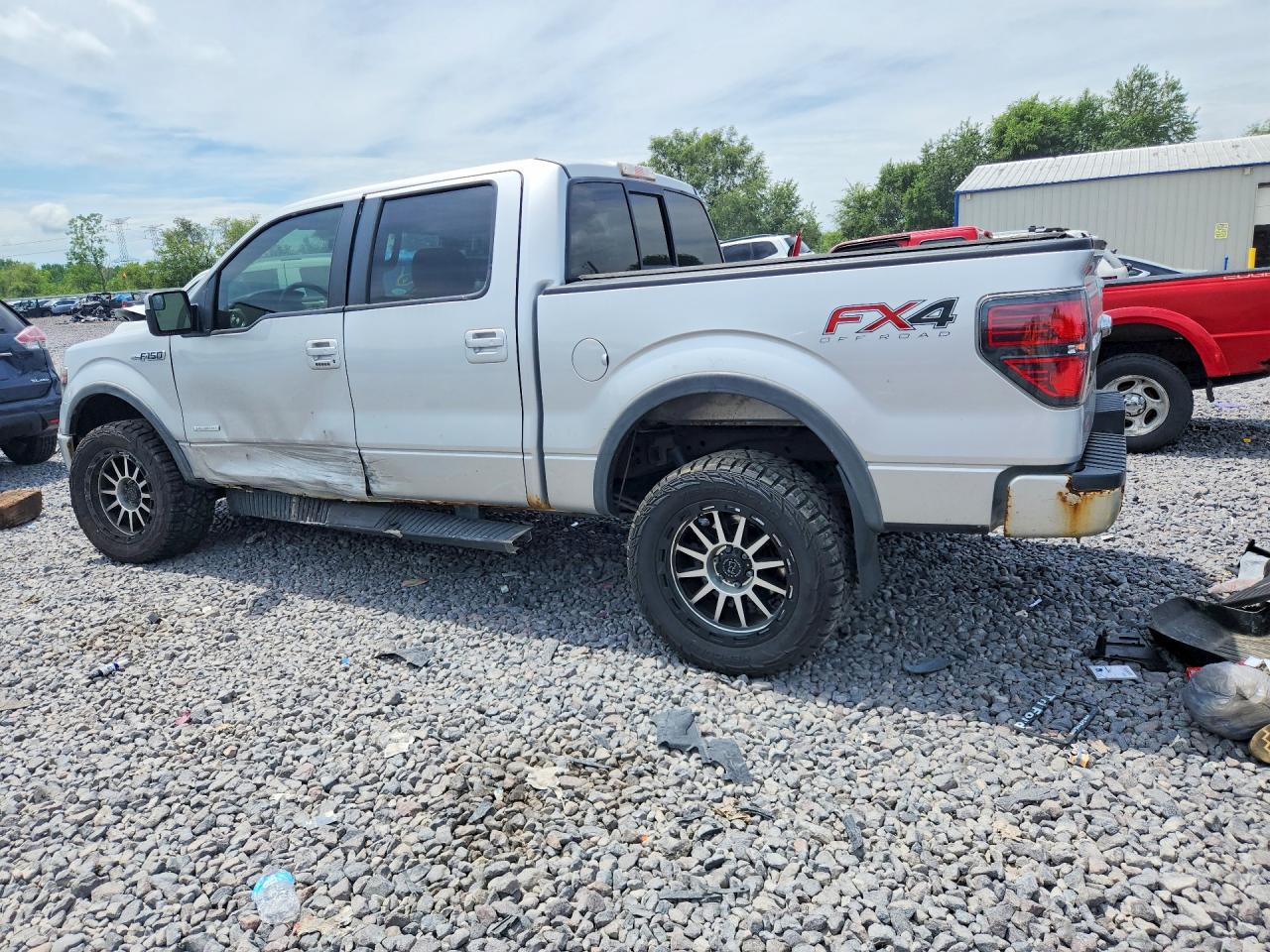 2013 Ford F150 Supercrew Silver vin: 1FTFW1ET8DFC03738