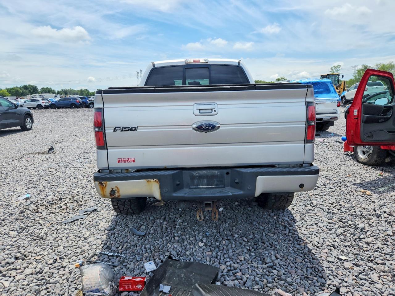 2013 Ford F150 Supercrew Silver vin: 1FTFW1ET8DFC03738