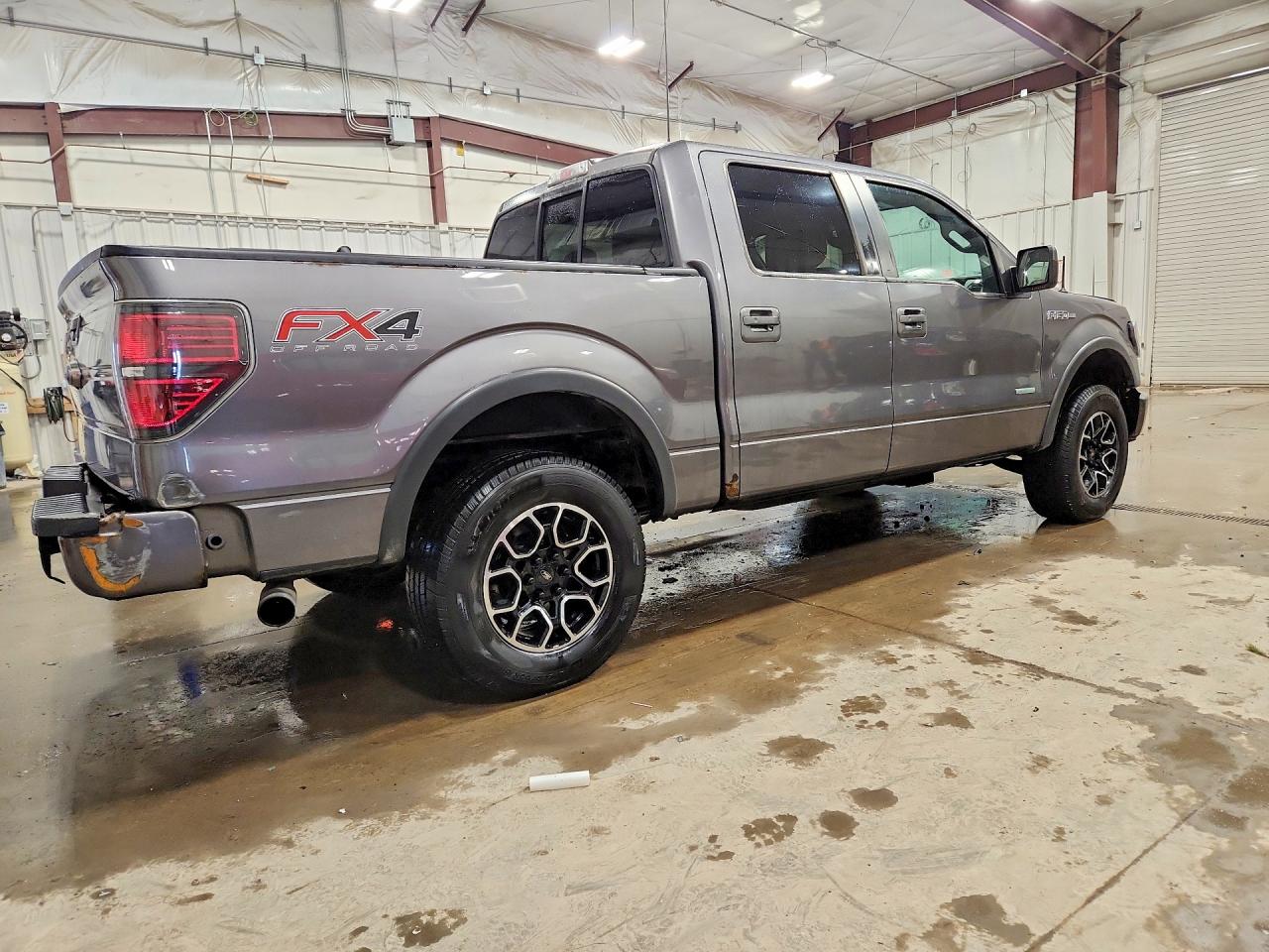 2013 Ford F150 Supercrew Gray vin: 1FTFW1ET8DFC50140