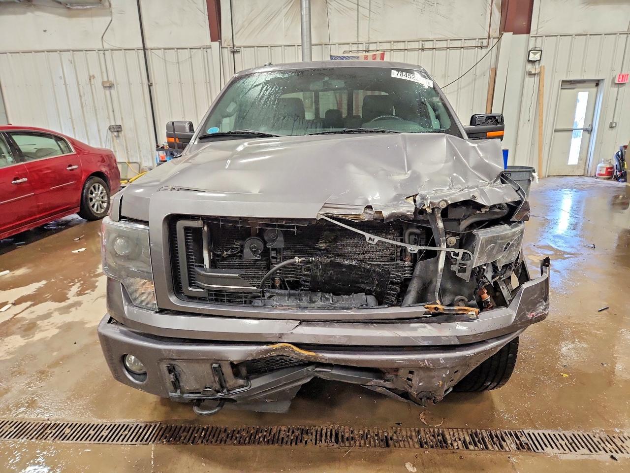 2013 Ford F150 Supercrew Gray vin: 1FTFW1ET8DFC50140