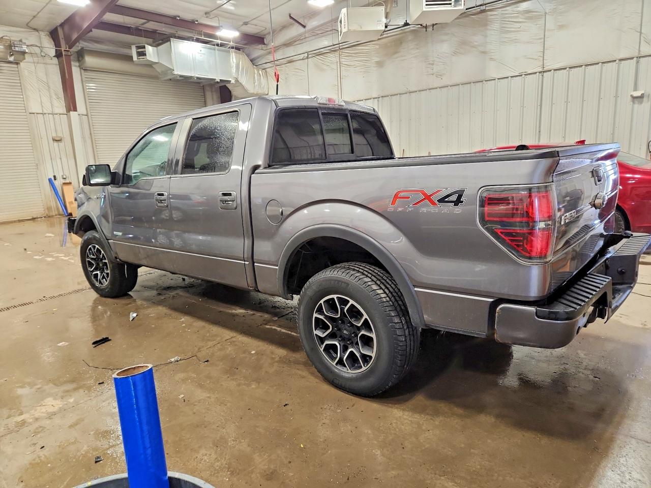 2013 Ford F150 Supercrew Gray vin: 1FTFW1ET8DFC50140